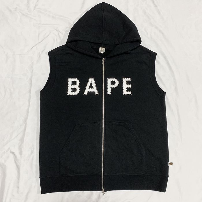 Bape cheap sleeveless hoodie