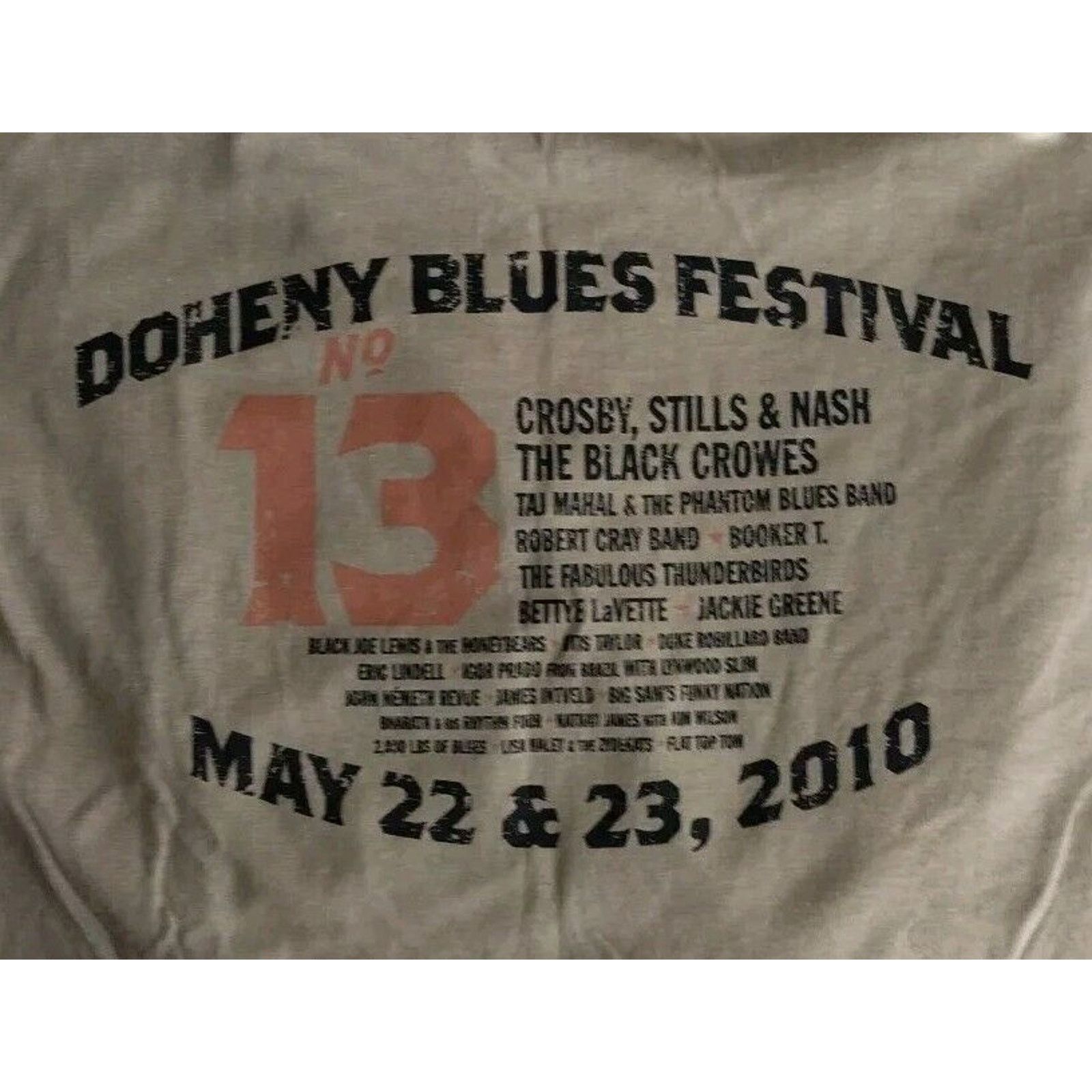 Gildan NWOT !! 2010 Doheny Blues Music Festival Tour T-shirt Mens L Size US L / EU 52-54 / 3 - 4 Thumbnail