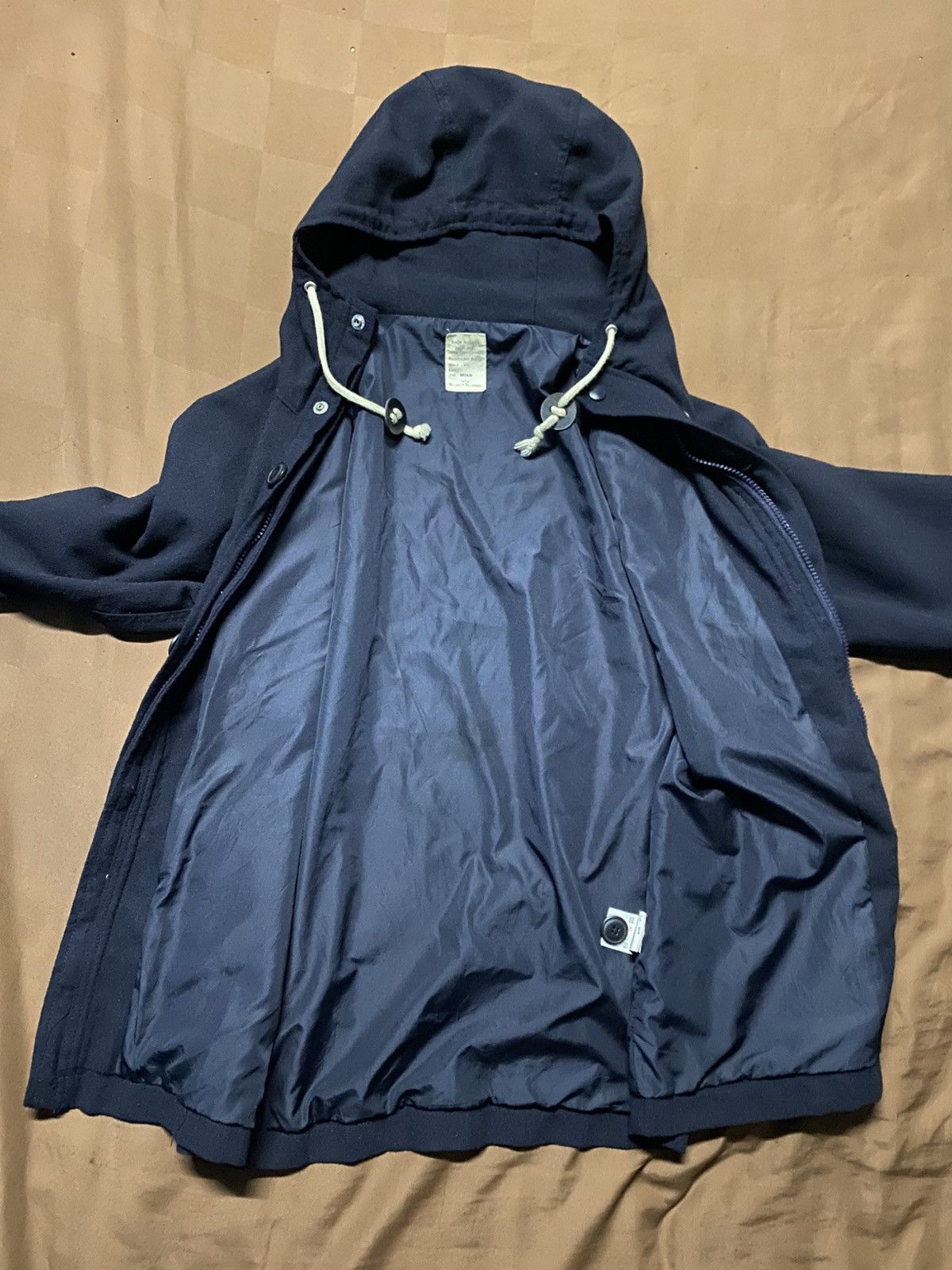 Japanese Brand Back Number Wool Utility Hooded Jacket Size US M / EU 48-50 / 2 - 4 Thumbnail