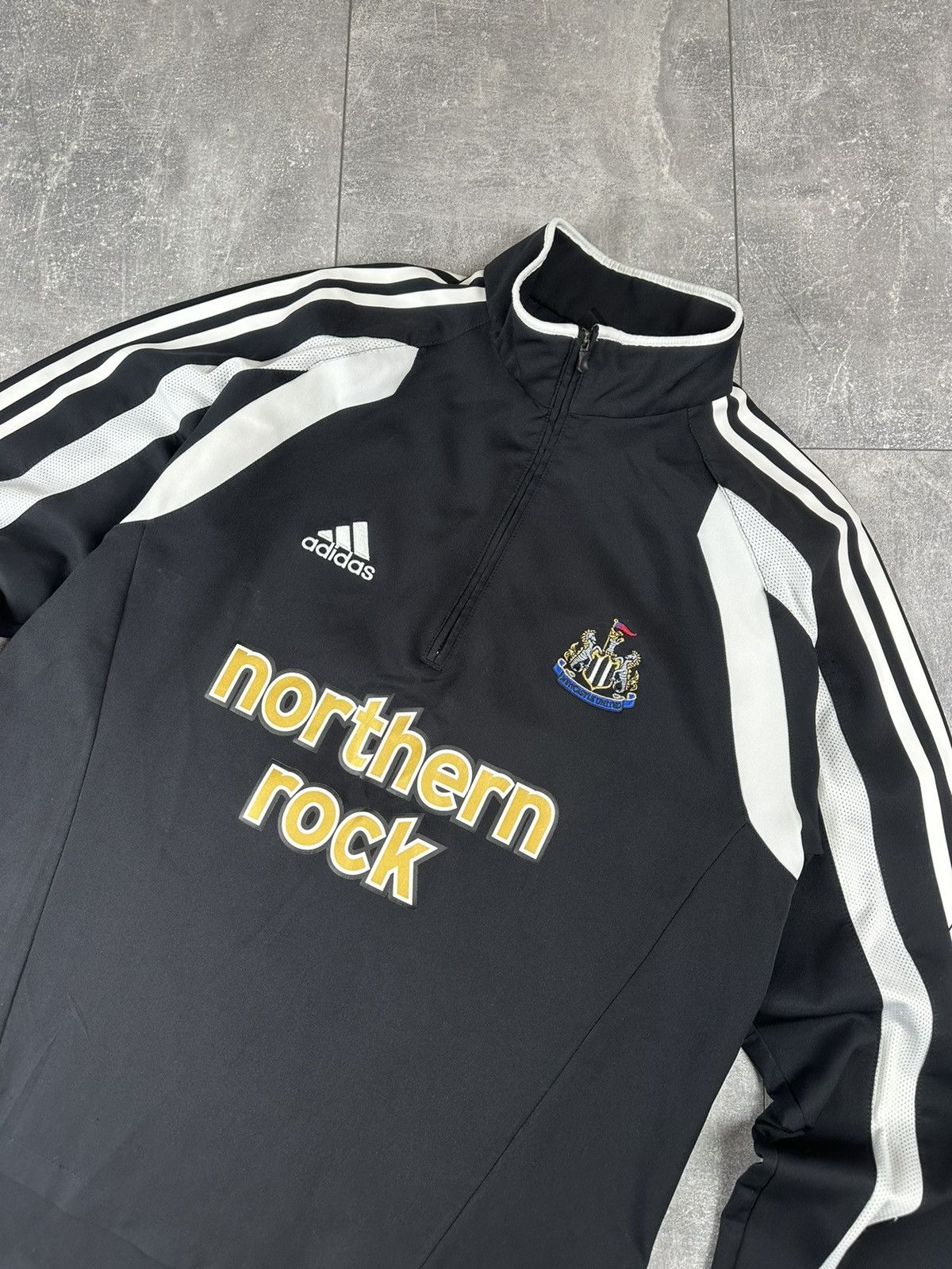 Adidas Adidas New Castle Training 1/2 Zip Up Track-Top Jacket 2005 Size US S / EU 44-46 / 1 - 3 Thumbnail