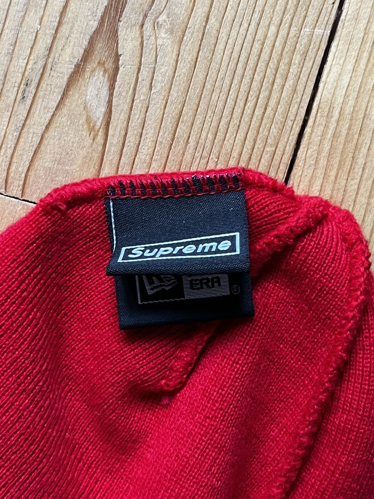 Supreme Beanie Supreme New Era Box Logo (AH19) Red Size ONE SIZE - 4 Thumbnail