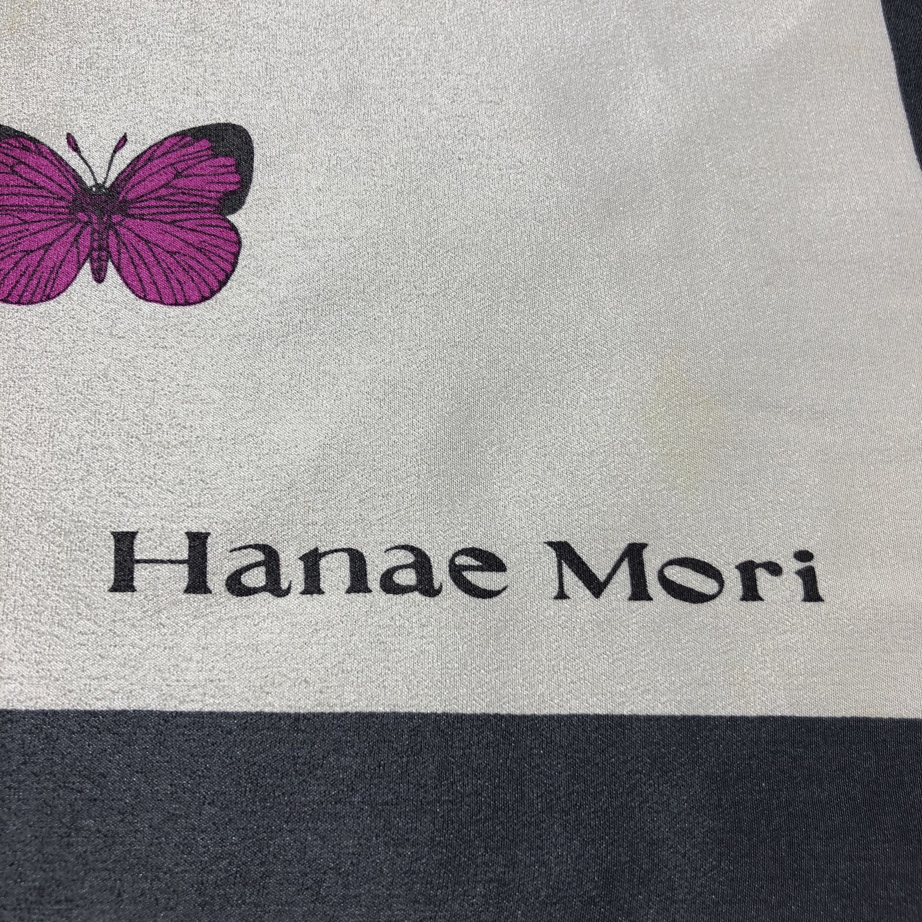 Hanae Mori Hanae Mori Butterflies Silk Scarf M651 Size ONE SIZE - 3 Thumbnail
