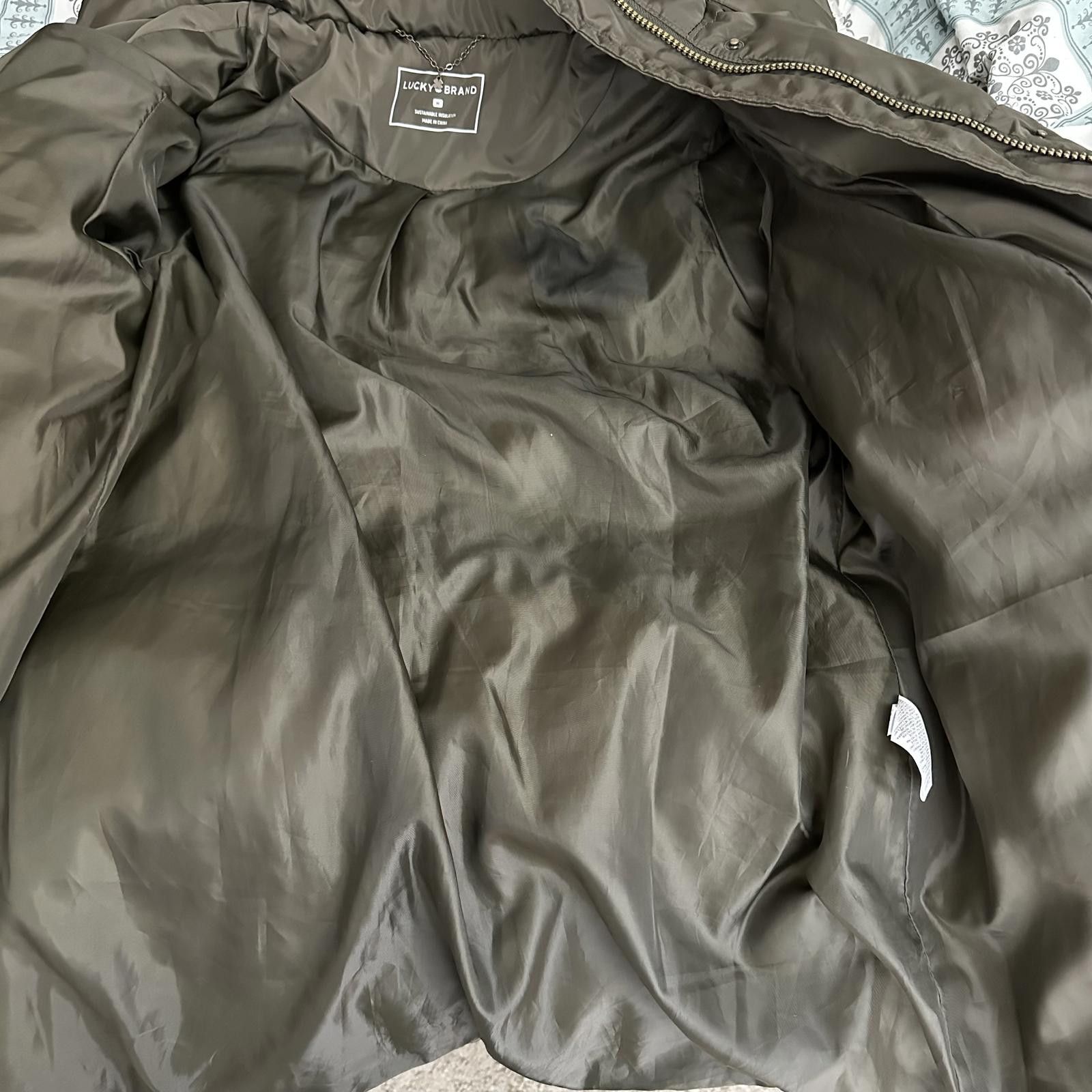 Lucky Brand NEW Lucky Brand Hooded Puffer Parka Coat Green Women’s M Size M / US 6-8 / IT 42-44 - 6 Thumbnail