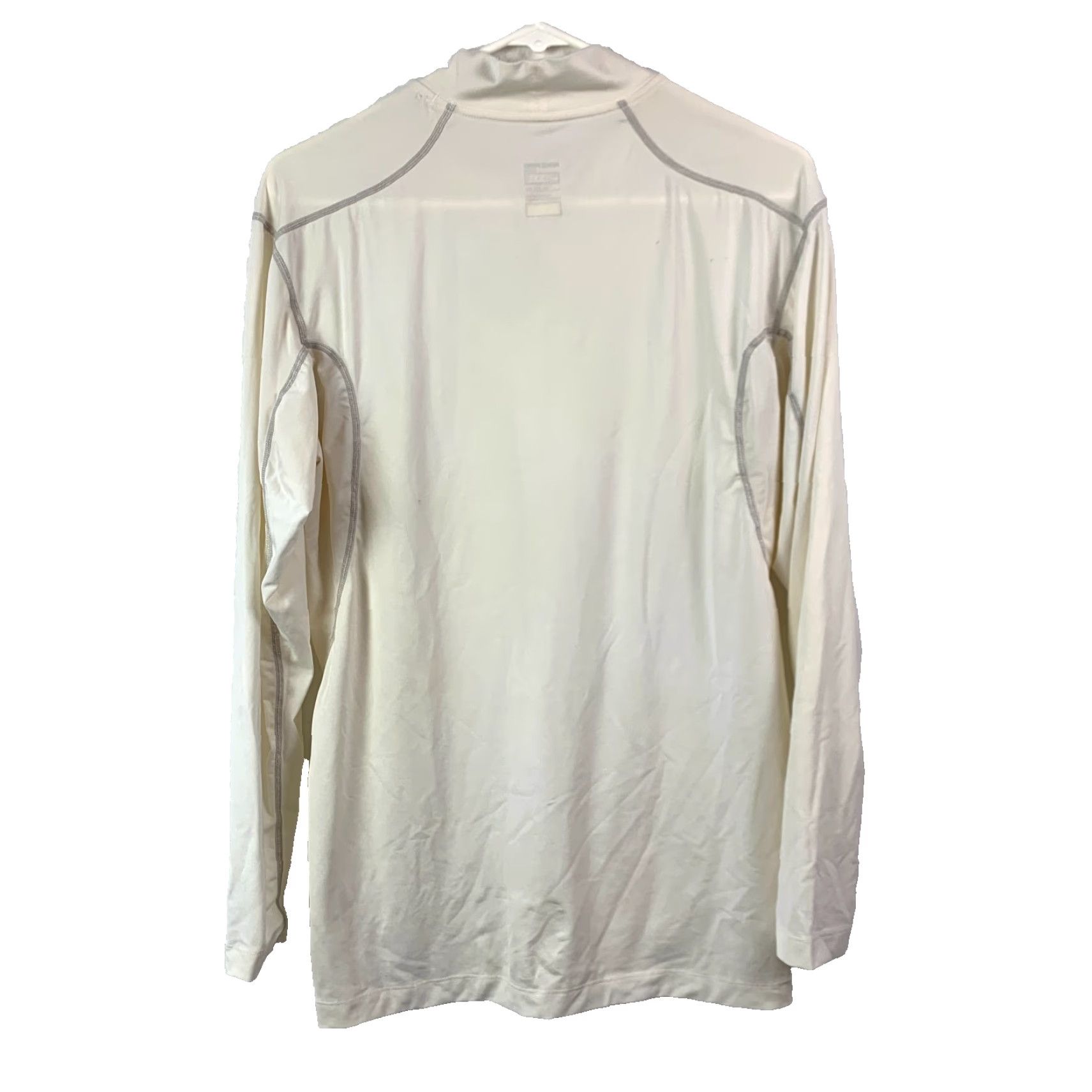 Nike Nike Pro T-Shirt Long Sleeve Crew Neck White 2XL Mens Athletic Size US XXL / EU 58 / 5 - 7 Thumbnail