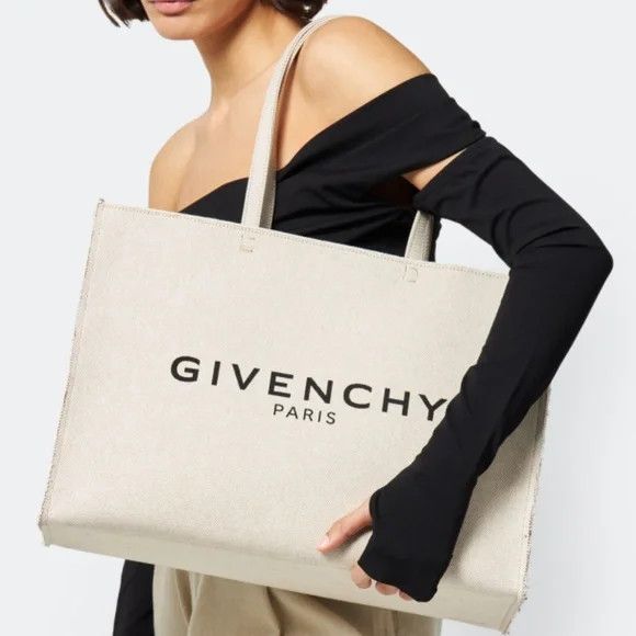 Givenchy Givenchy Large G-Tote Large Handle – Beige - NEW WITH TAGS Size ONE SIZE - 1 Thumbnail