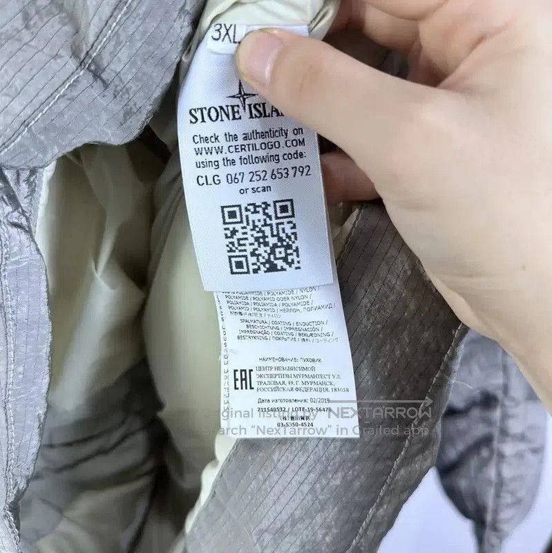 Stone Island Stone Island Men's Light Gray Puffer Jacket . Size US XXL / EU 58 / 5 - 6 Thumbnail