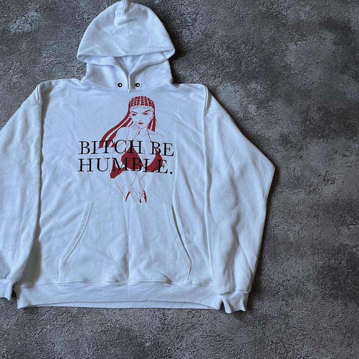 Vintage Vintage Y2K Graphic Hoodie Cream Oversized Streetwear Drip M Size US M / EU 48-50 / 2 - 3 Thumbnail