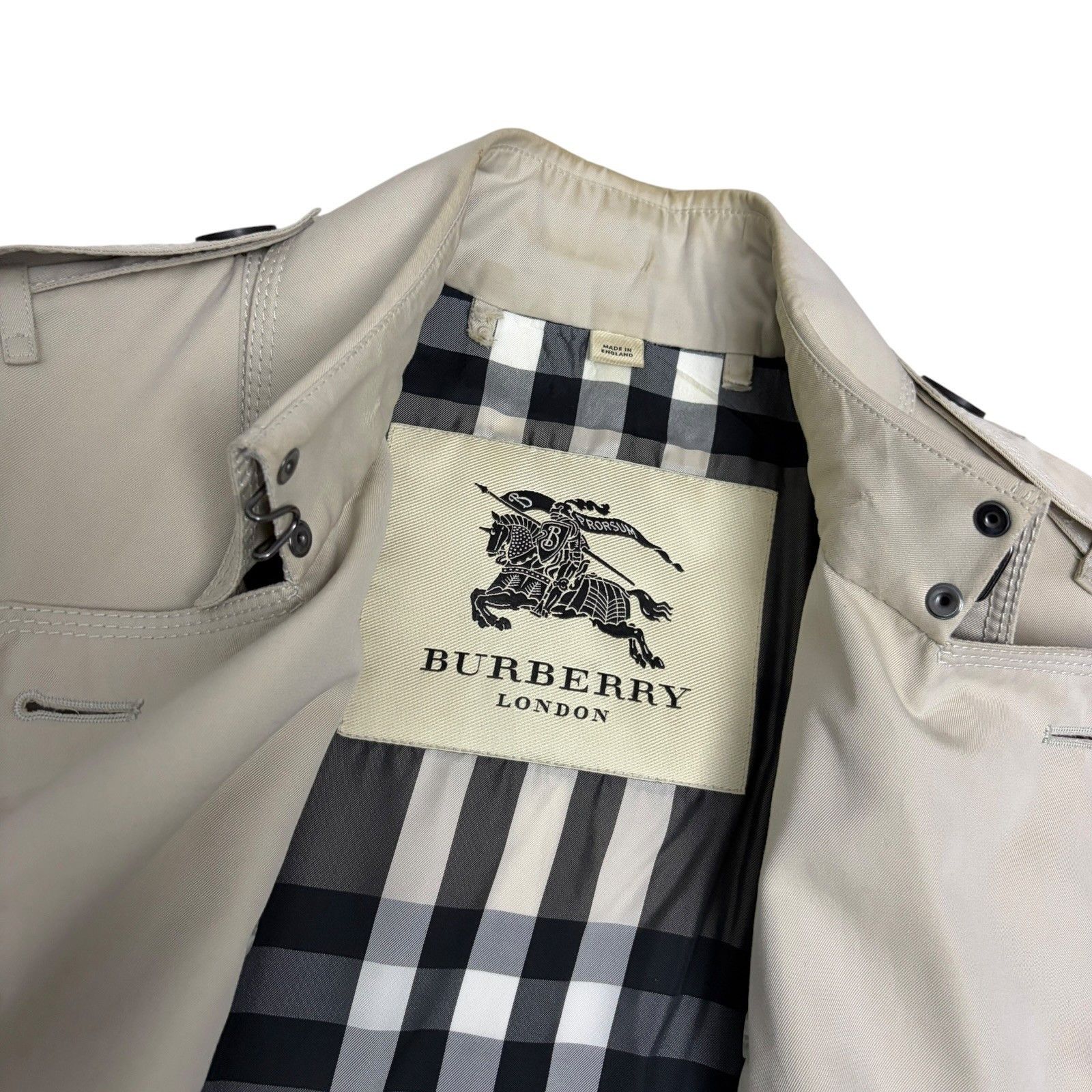 Burberry BURBERRY Trench Coat Luxury Business Jacquard Vintage XS Size XS / US 0-2 / IT 36-38 - 3 Thumbnail