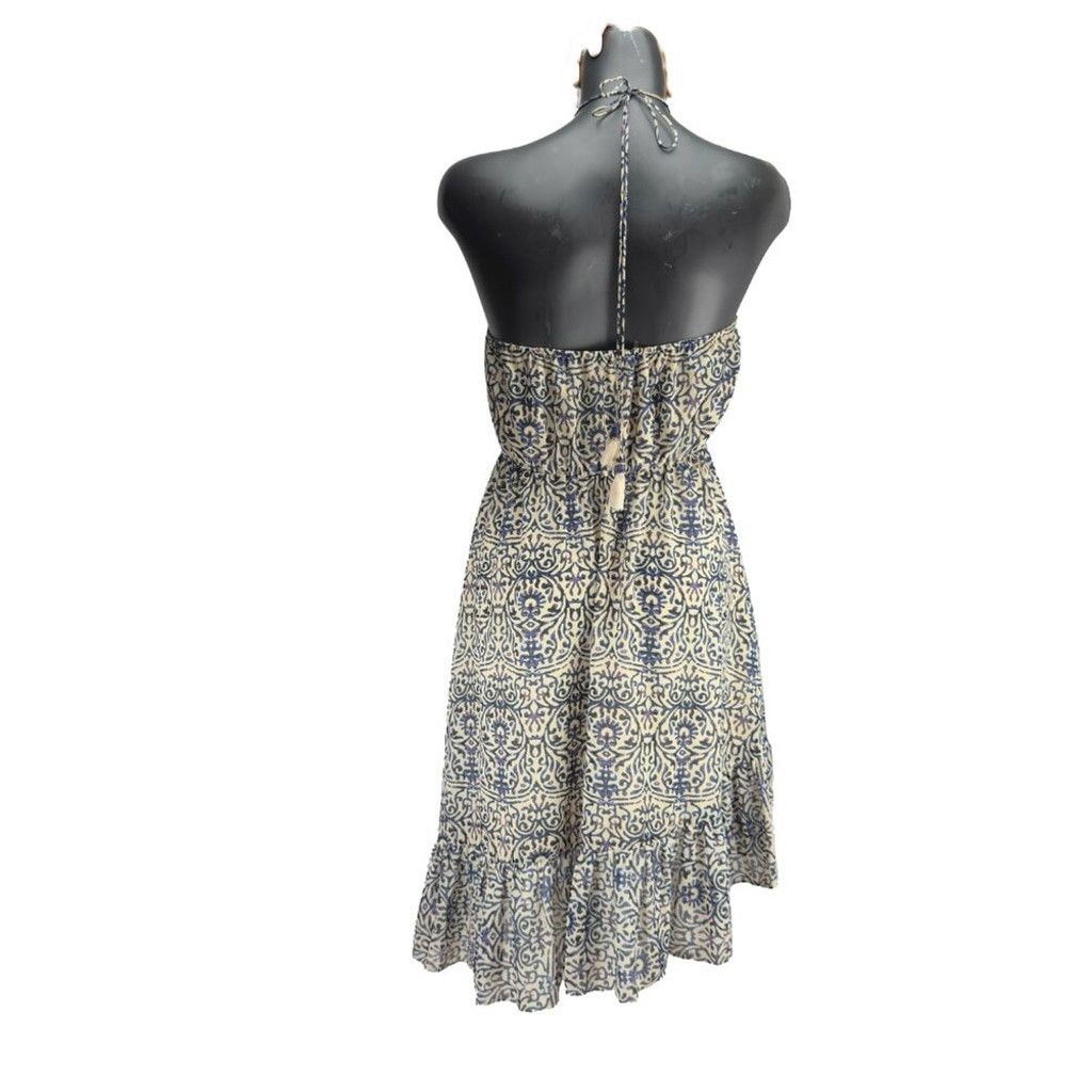 Free People FREE PEOPLE Safari Sunset Halter Ruffle light Summer Dress S Size M / US 6-8 / IT 42-44 - 9 Thumbnail