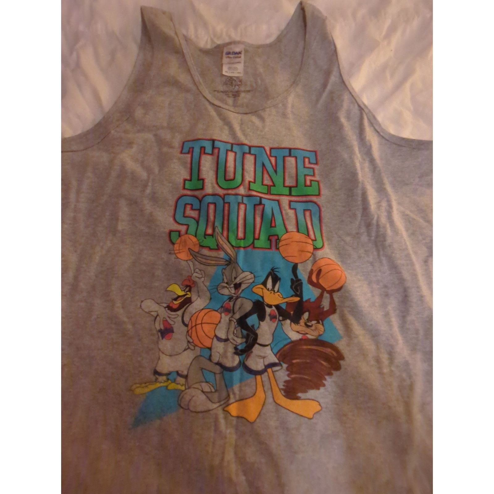Gildan Space Jam Toon Squad Tank Top Bugs Bunny Jordan Gildan 2XL Size US XXL / EU 58 / 5 - 1 Thumbnail