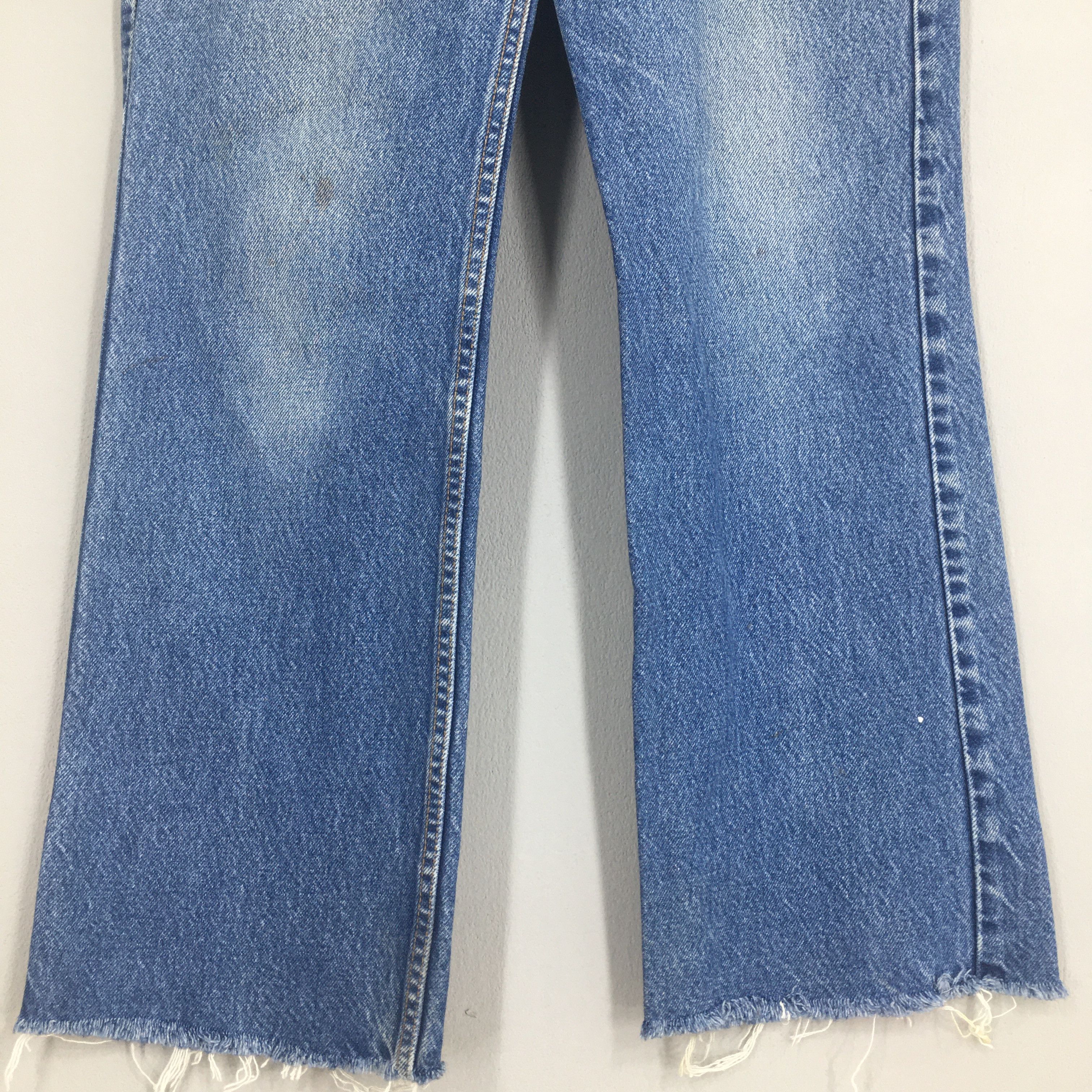 Levi's 32x28.5 80's Levi's 517 Bootcut Bell Bottom Jeans S1983 Size 32" / US 10 / IT 46 - 4 Thumbnail