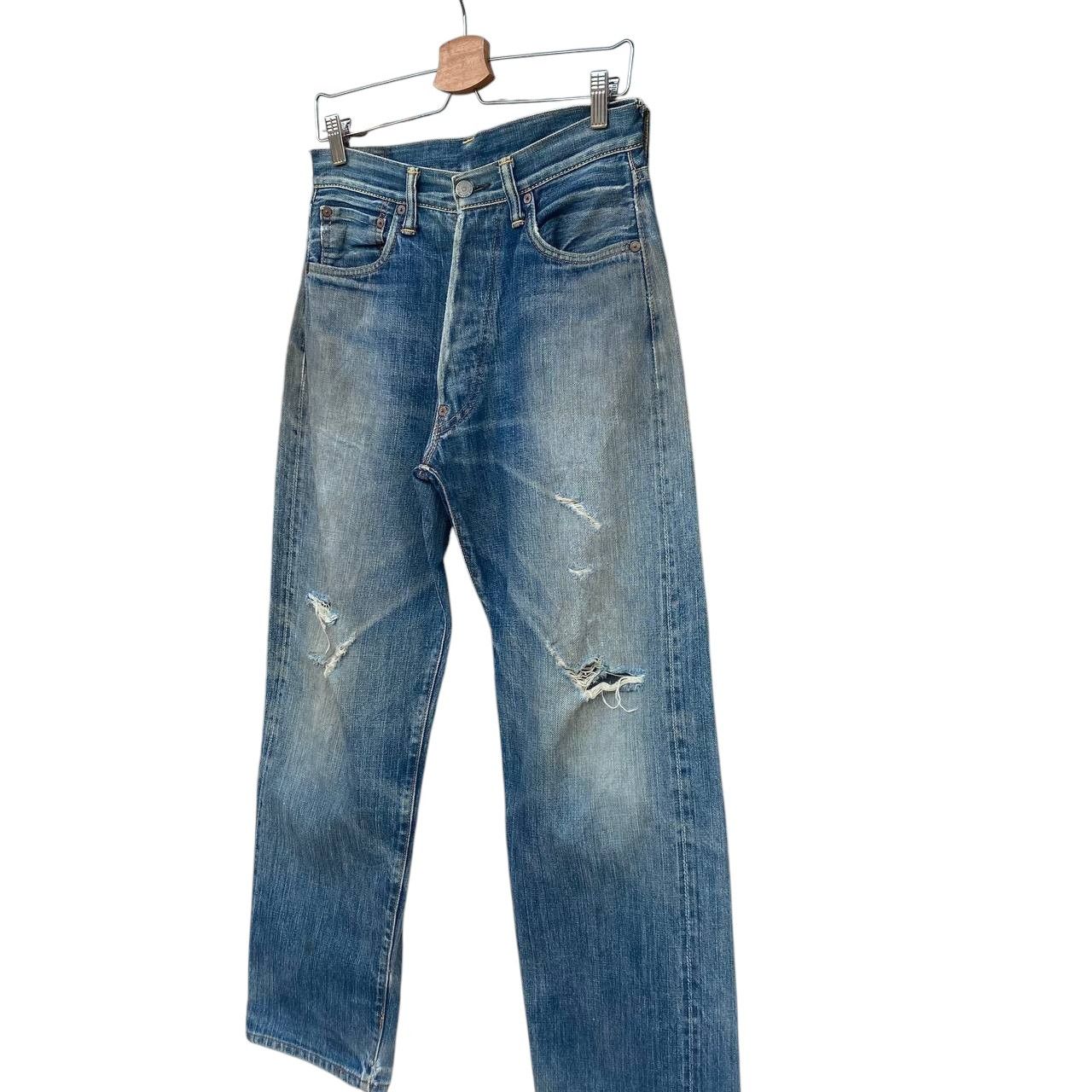 Evisu × Vintage VINTAGE EVISU JAPAN SELVEDGED DAICOCK DISTRESSED BJ07-09 Size US 29 - 15 Thumbnail