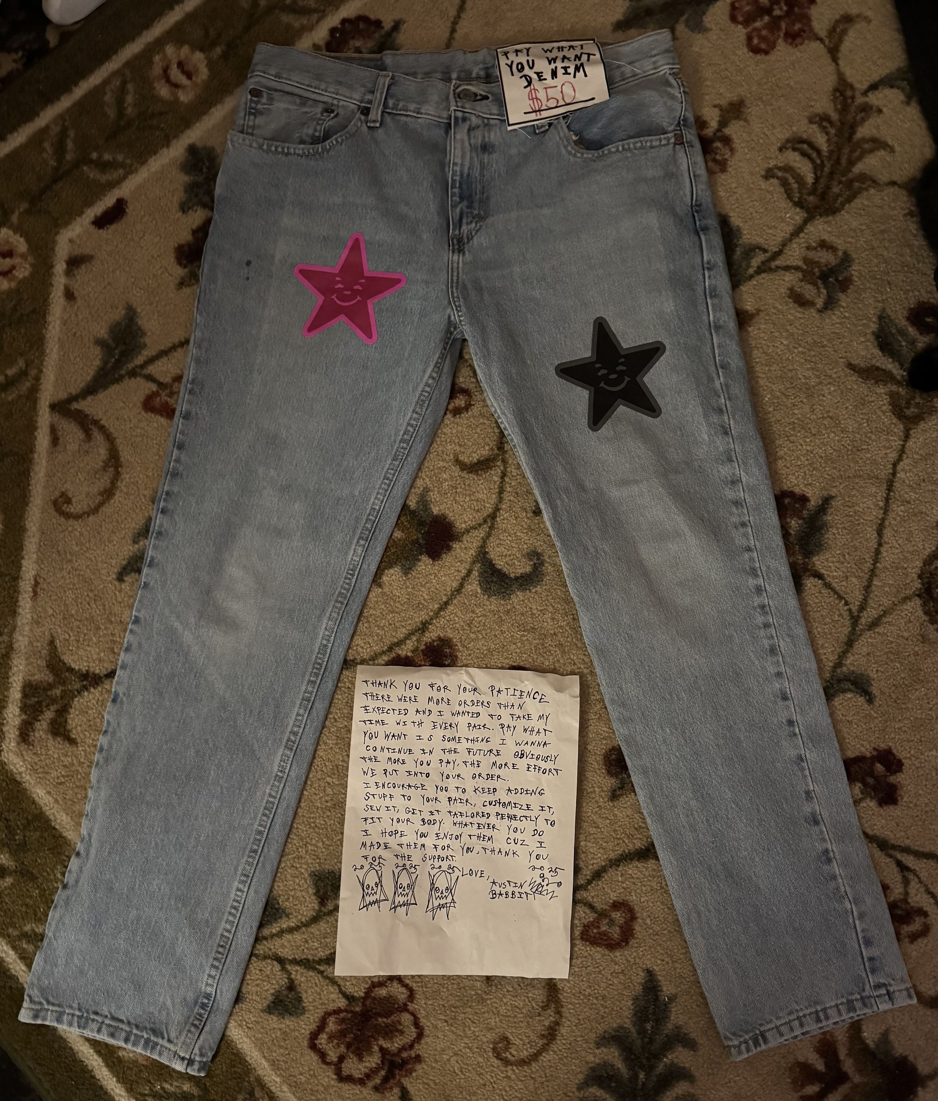 Asspizza ASSPIZZA Pay What You Want Denim ($50) Size US 34 / EU 50 - 2 Thumbnail