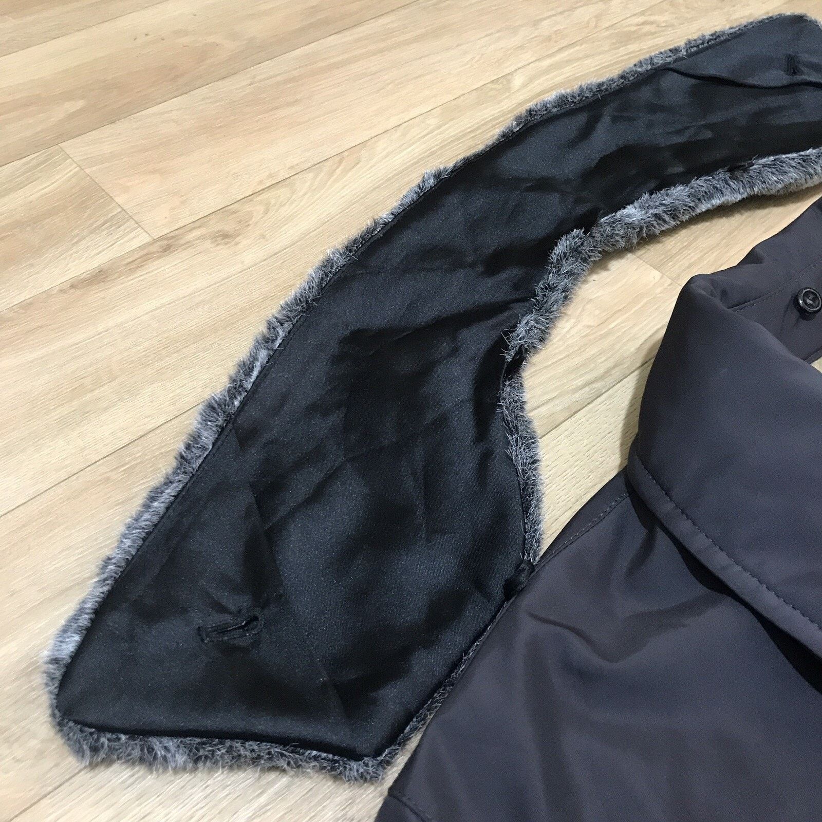 Burberry VINTAGE Burberry women jacket coat Nova Check FAUX FUR GRAY Size XL / US 12-14 / IT 48-50 - 11 Thumbnail