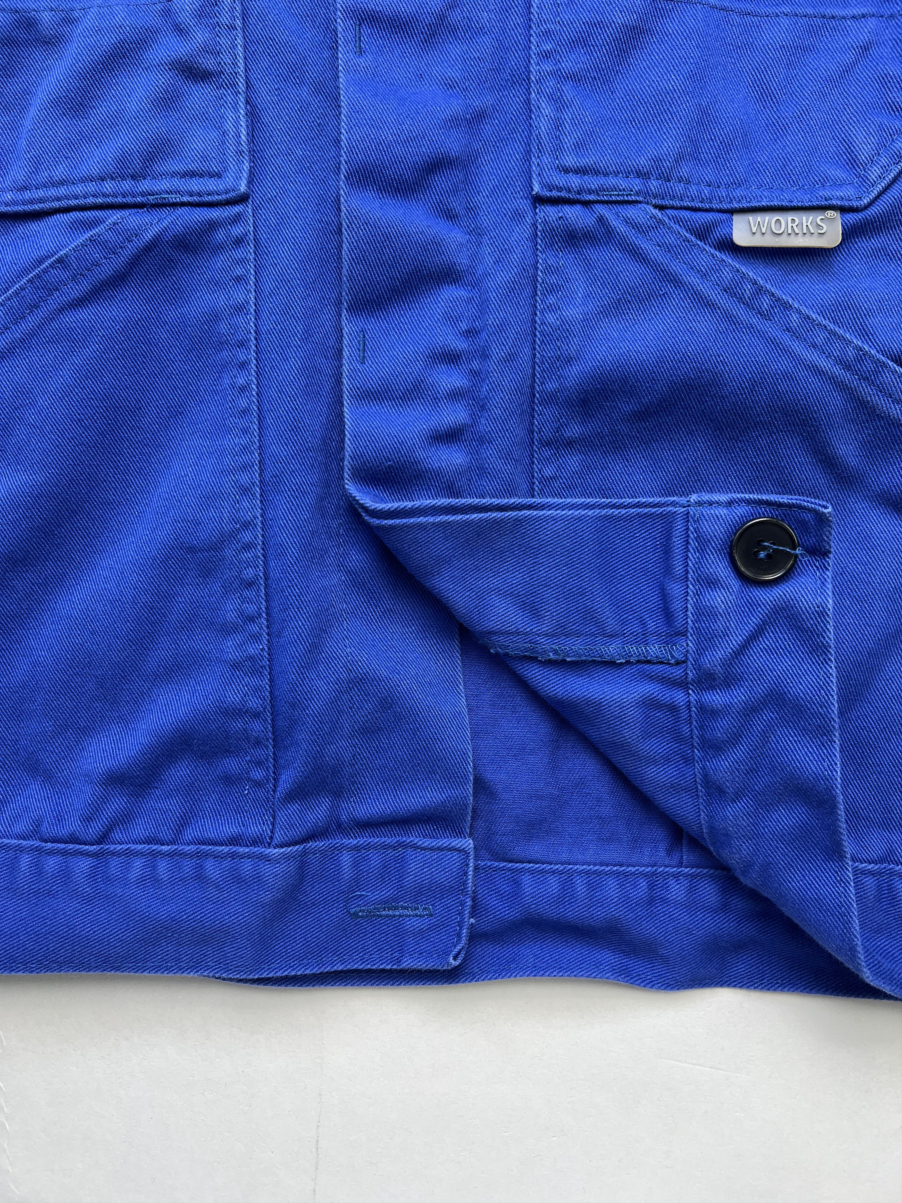 Vintage French Work Chore Jacket Vintage Bleu De Travail Size US L / EU 52-54 / 3 - 6 Thumbnail