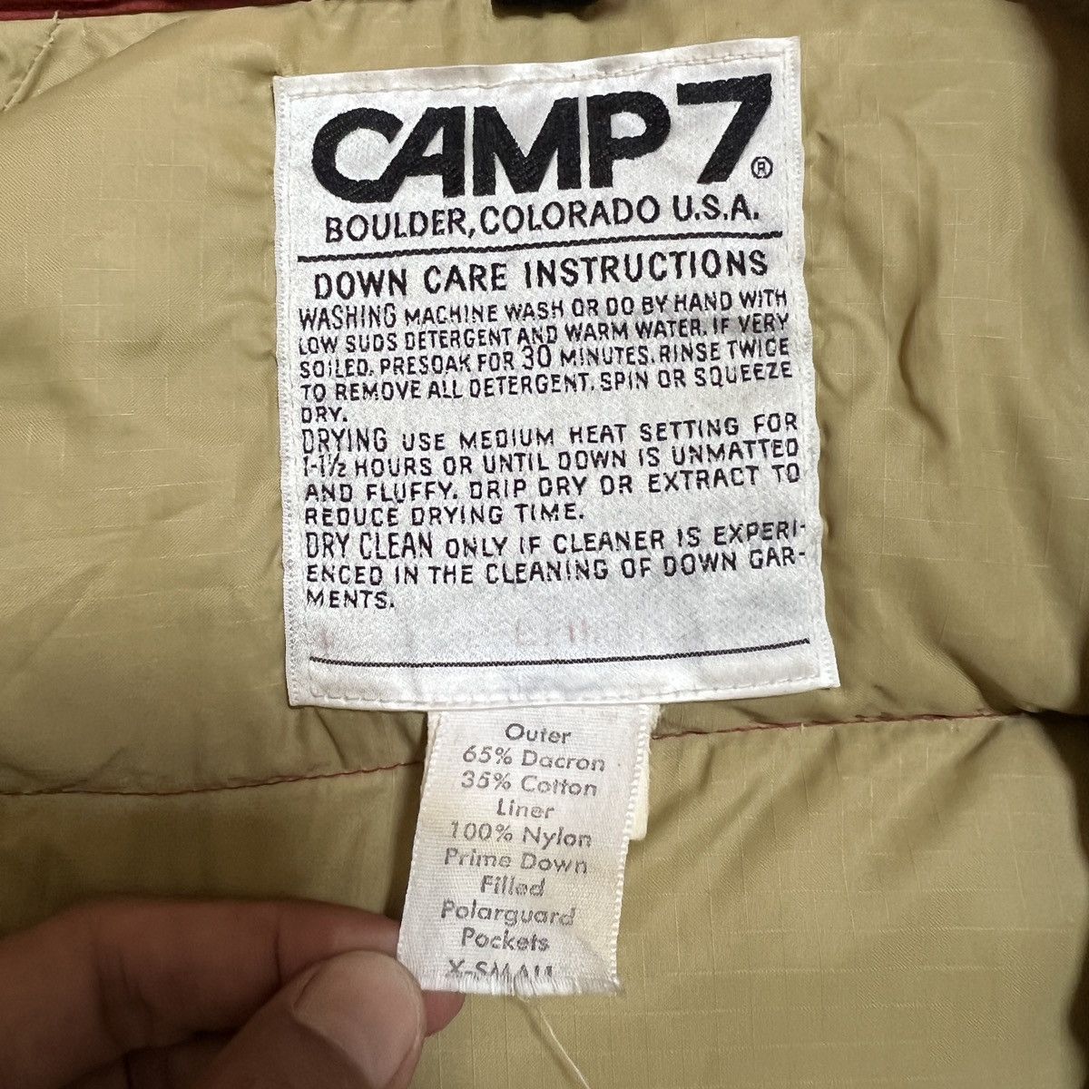 Vintage 🔥 70s 80s Camp7 Down Puffer Mountain Jacket Size US XS / EU 42 / 0 - 14 Thumbnail