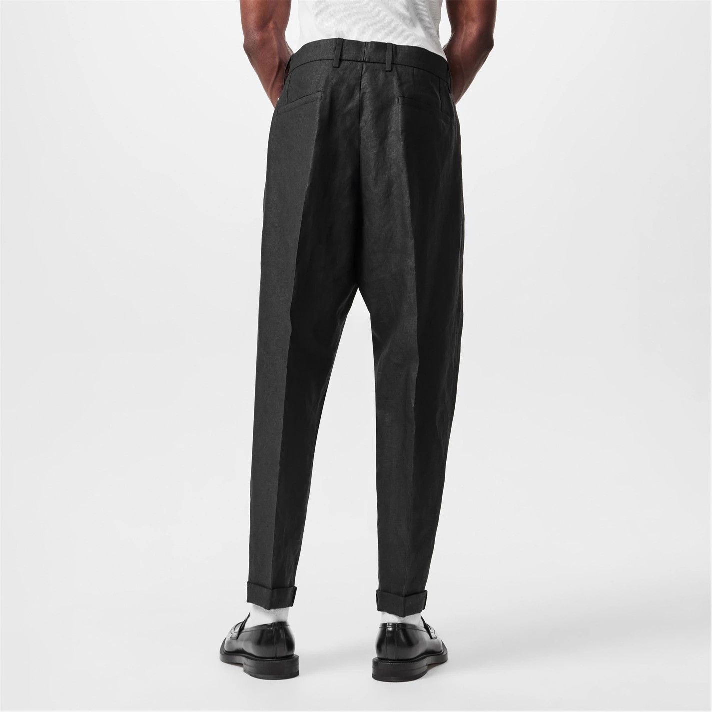 Dolce & Gabbana o1g2r1mq0426 Double Pleat Trousers in Nero Size US 30 / EU 46 - 4 Thumbnail