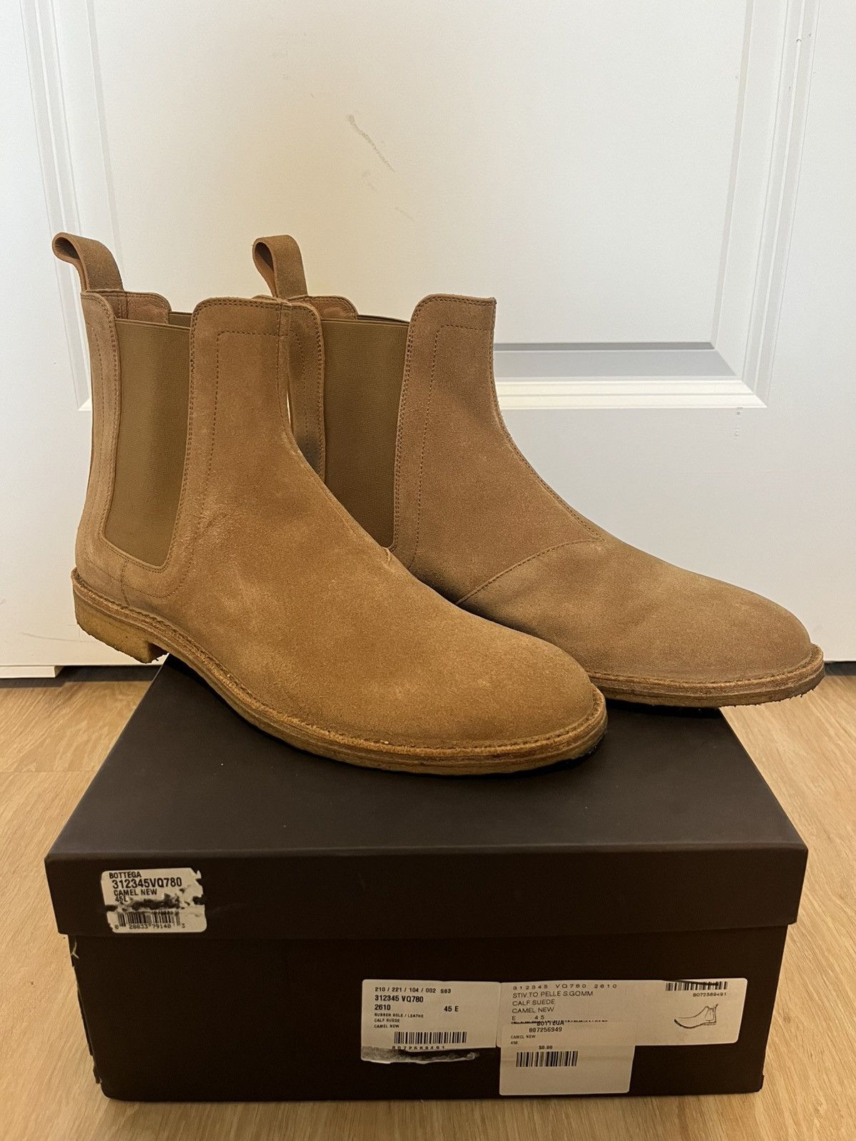 Bottega Veneta Suede Chelsea Boots *LAST PRICE DROP* Size US 12 / EU 45 - 1 Thumbnail