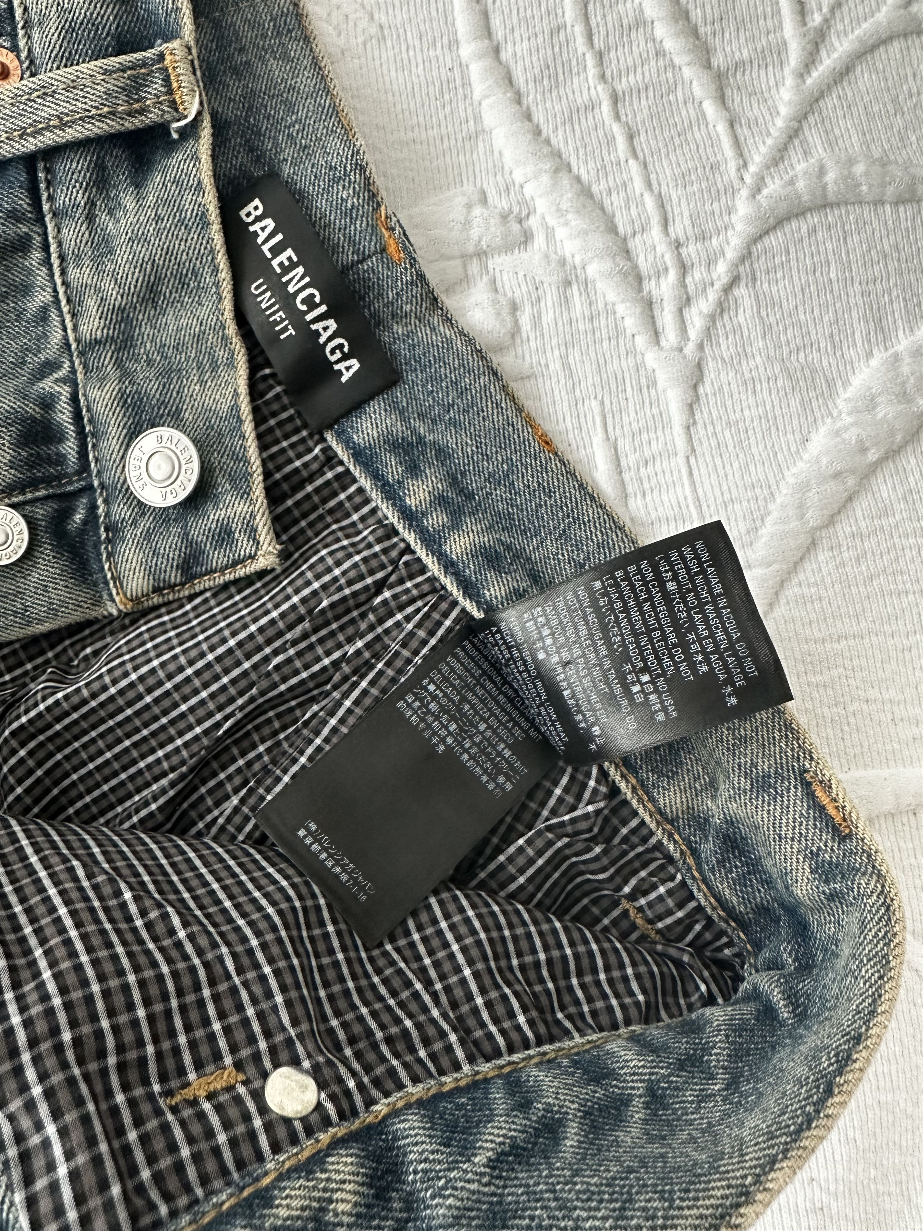 Balenciaga Afterworld Destroyed Jeans size XS Size US 29 - 4 Thumbnail