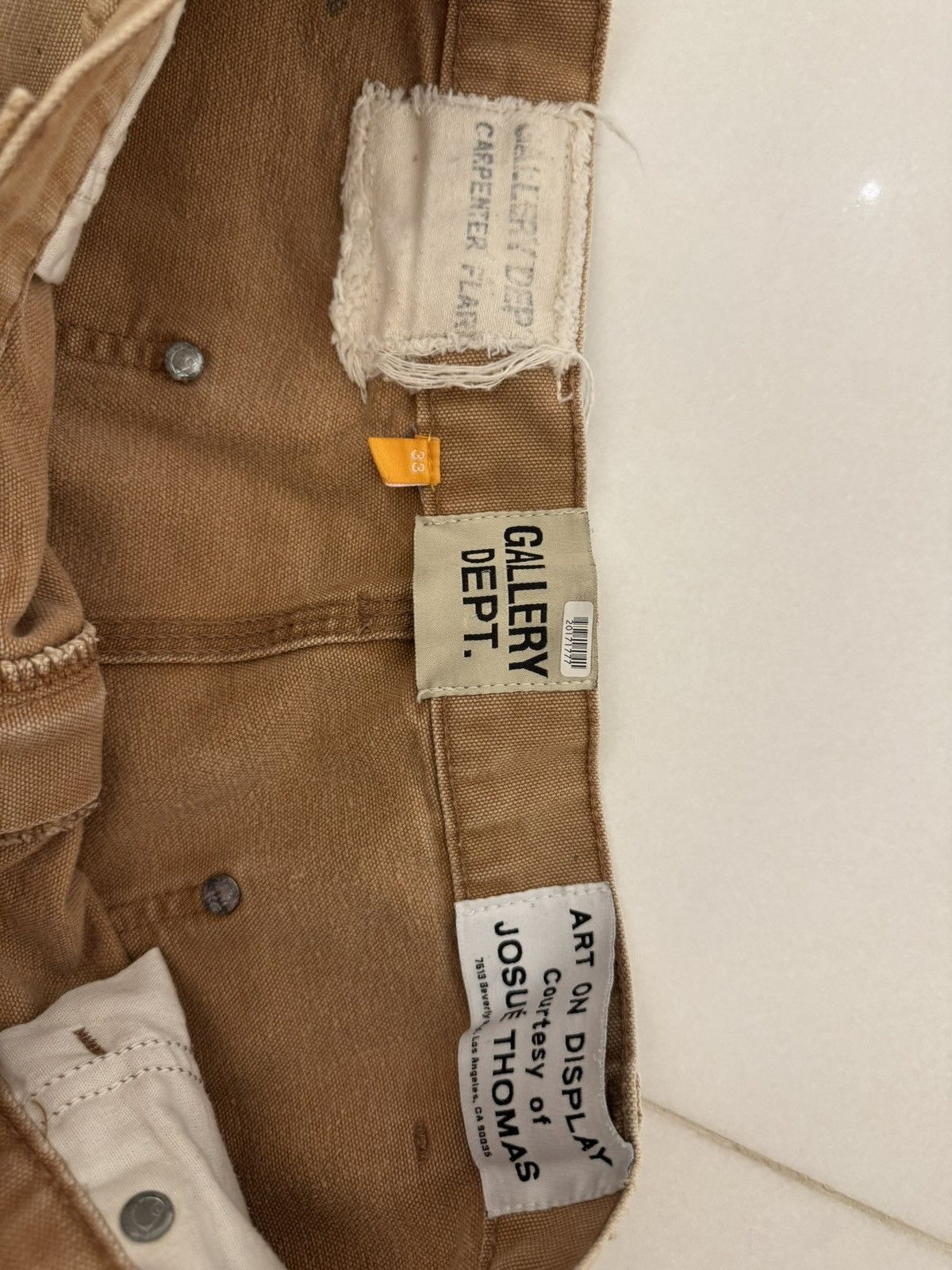 Gallery Dept. Gallery Dept Carpenter Jeans Size US 33 - 4 Thumbnail
