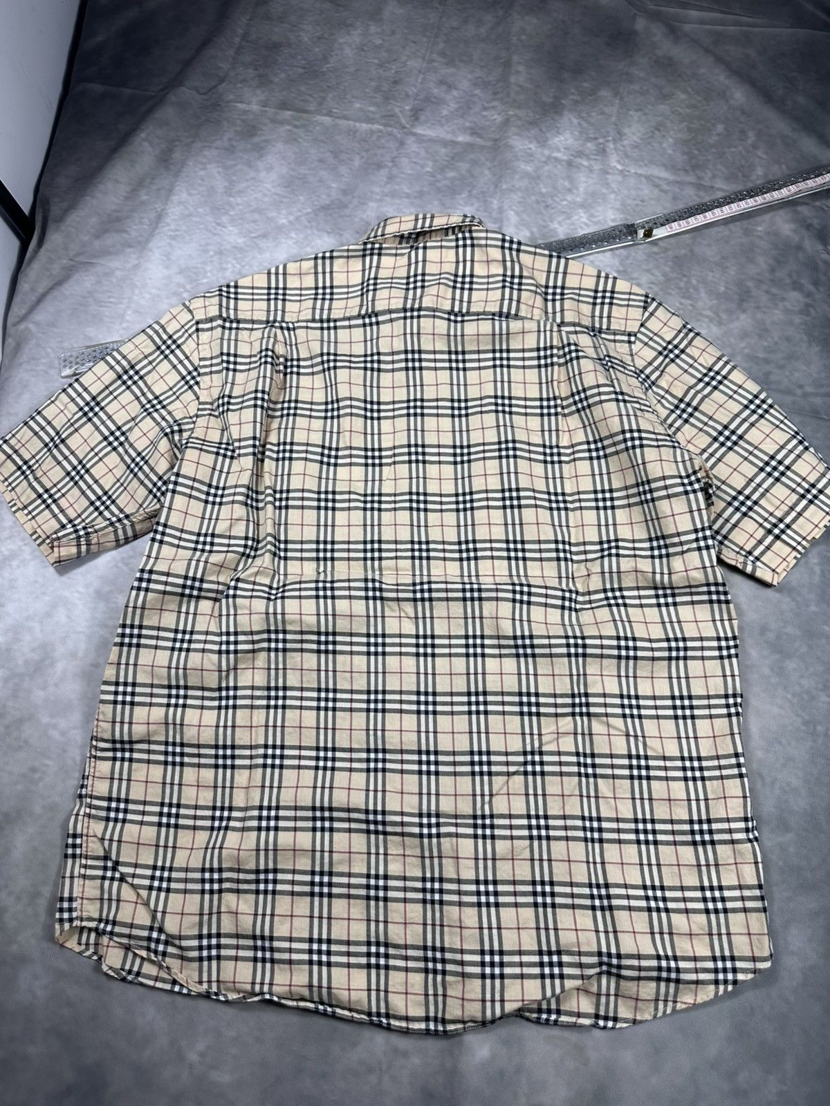 Burberry Vintage Burberry Shirt Nova Check Button Up AOP Oldmoney Size US L / EU 52-54 / 3 - 7 Thumbnail