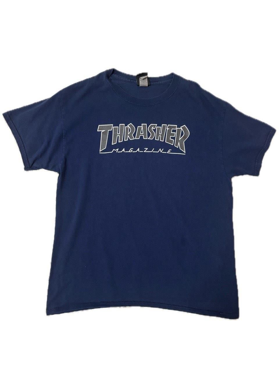 Thrasher Thrasher Magazine T-Shirt Navy Blue Size L Size US L / EU 52-54 / 3 - 2 Thumbnail
