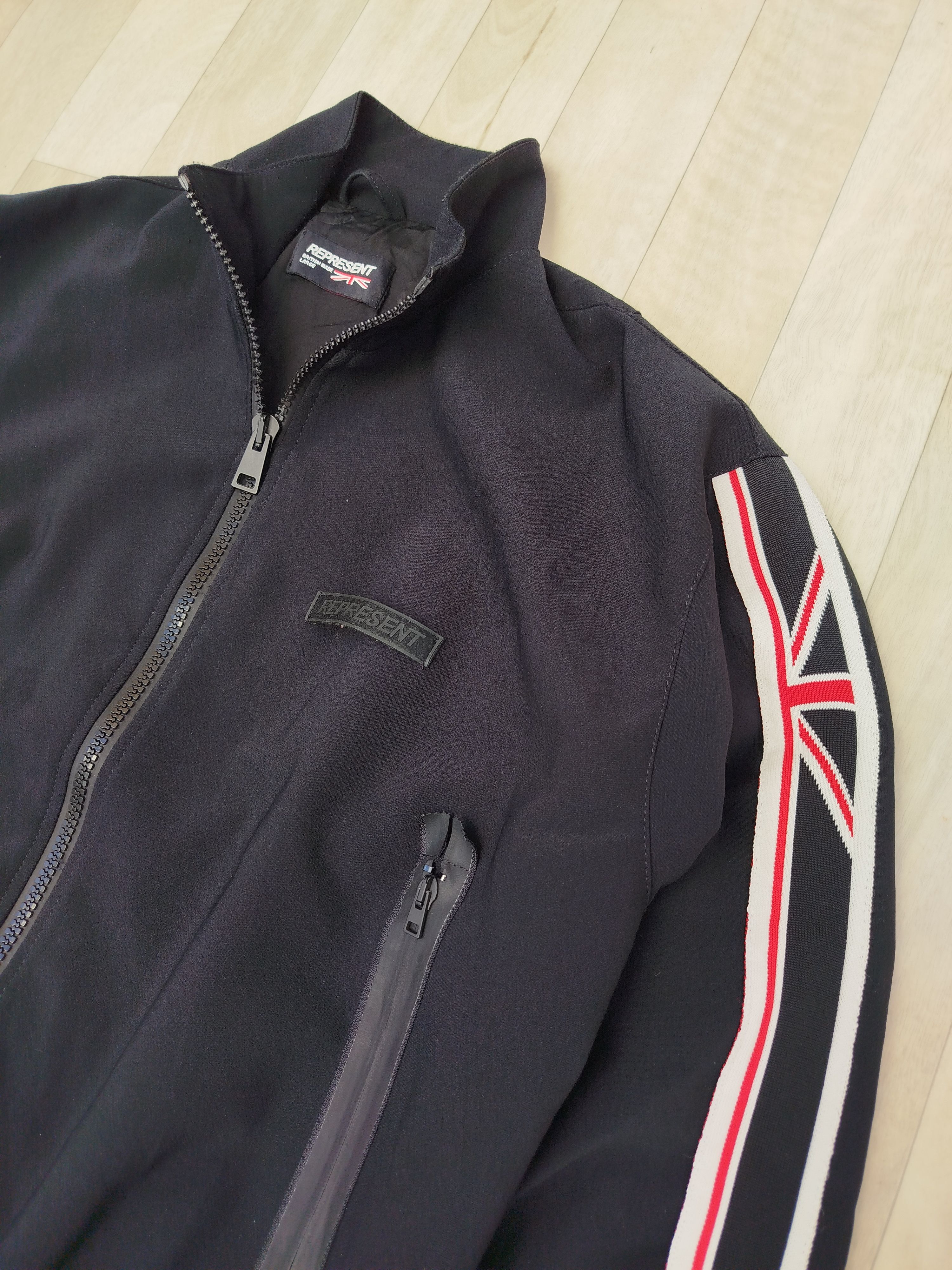 Represent Clo. Represent Black GB Union Jack Zip Track Jacket 2018 Size US L / EU 52-54 / 3 - 2 Thumbnail