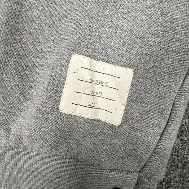 Thom Browne Thom Browne Gray Cotton Men's Sweatshirt . Size US M / EU 48-50 / 2 - 3 Thumbnail