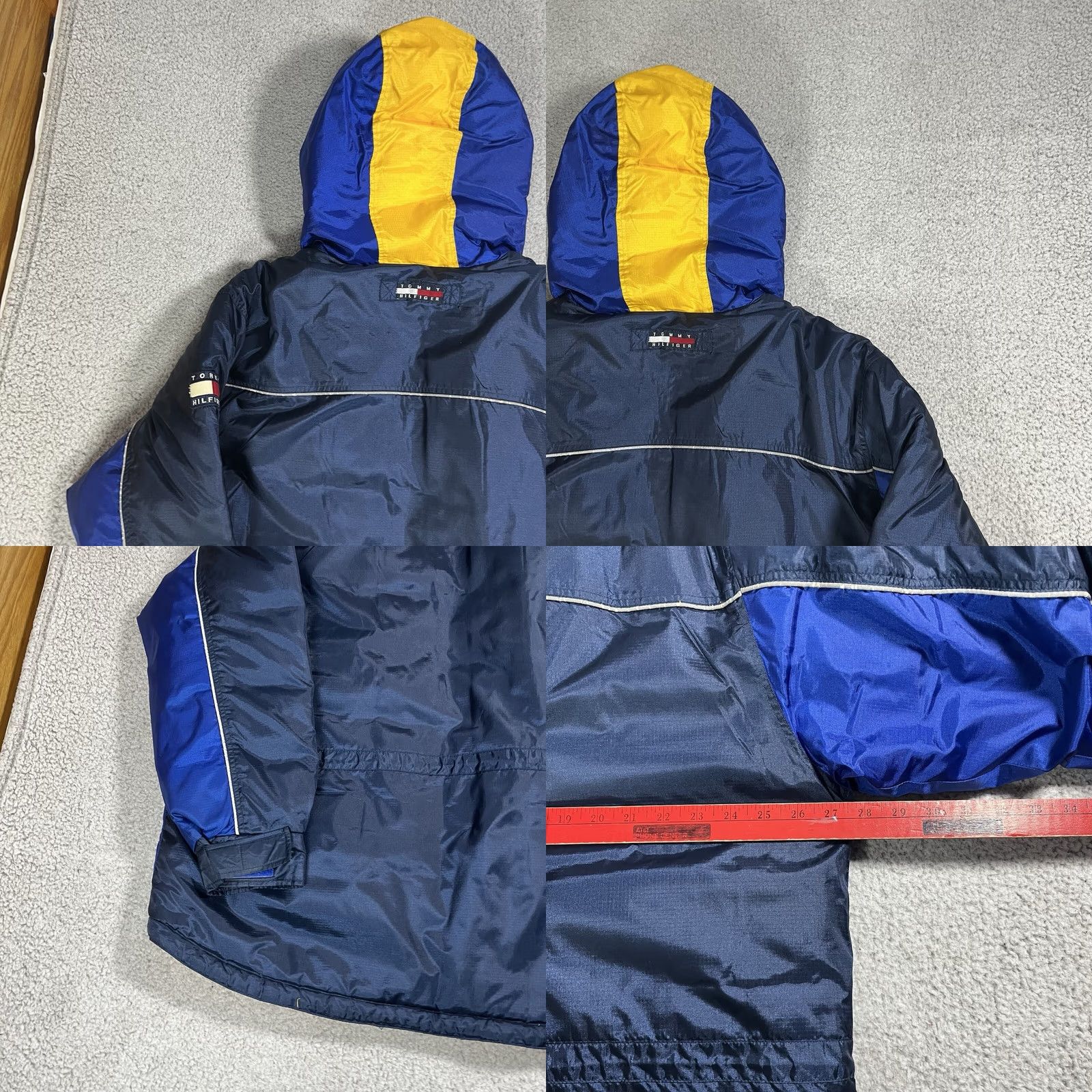 Tommy Hilfiger VINTAGE Tommy Hilfiger Jacket Men Large Blue Goose Down Ski Puffer Parka Size US L / EU 52-54 / 3 - 10 Thumbnail