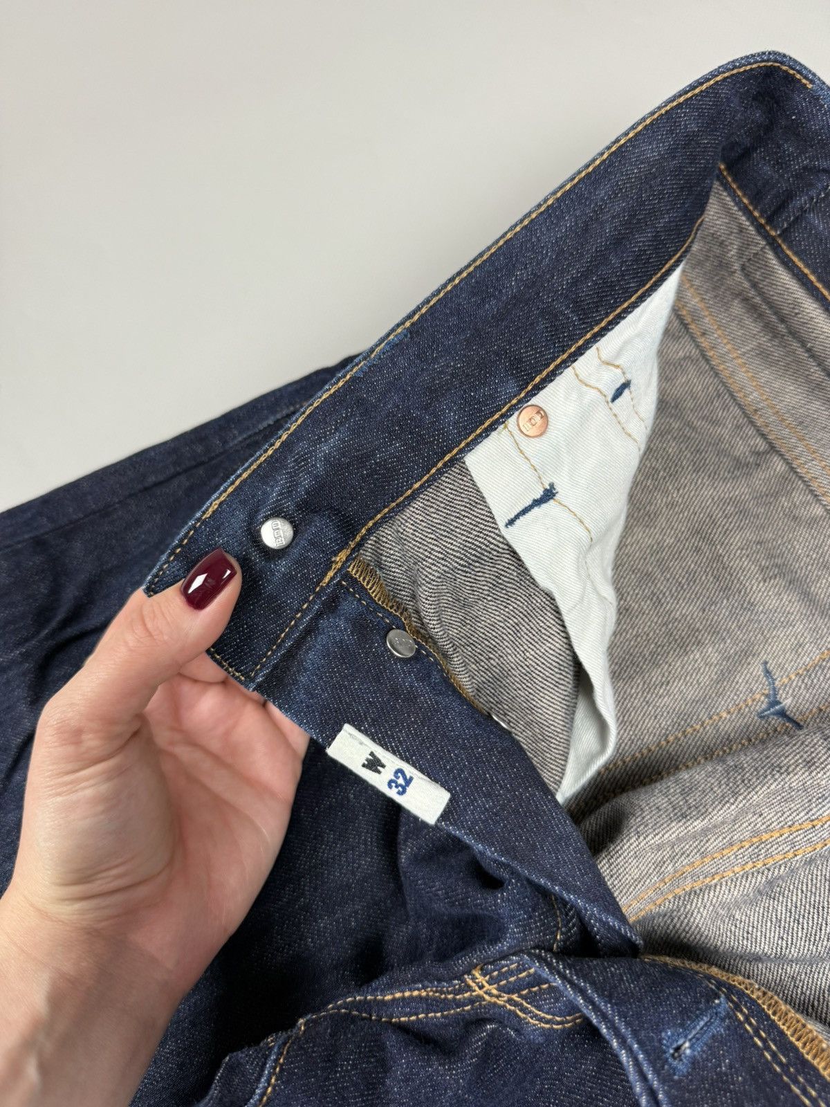 Benzak Denim Developers BDD Benzak B-01 Slim 13 Oz Selvedge Denim Men’s Jeans Size US 32 / EU 48 - 14 Thumbnail