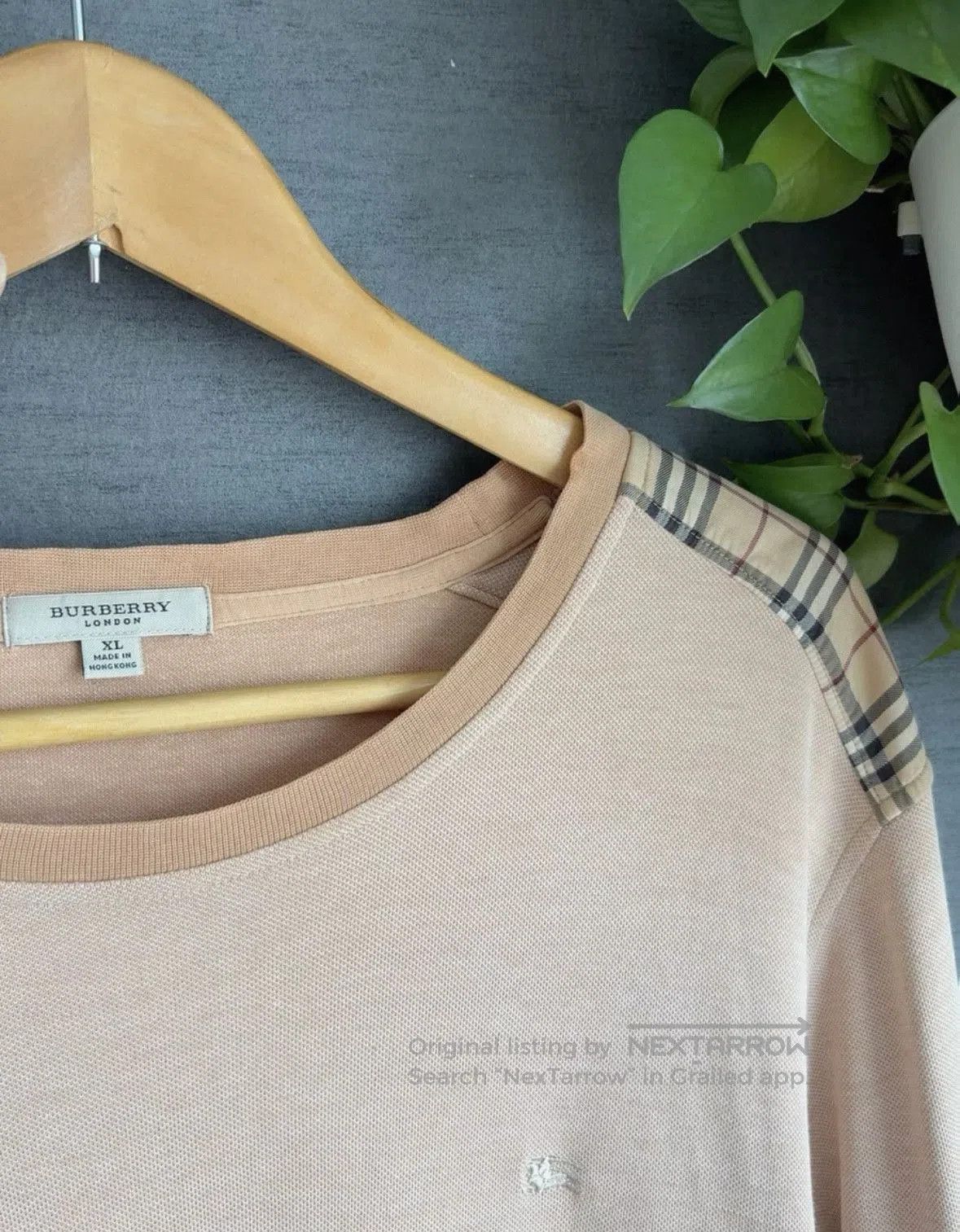 Burberry Burberry Shoulder Scottish Plaid Women's Long Sleeve Top. Size US XL / EU 56 / 4 - 3 Thumbnail