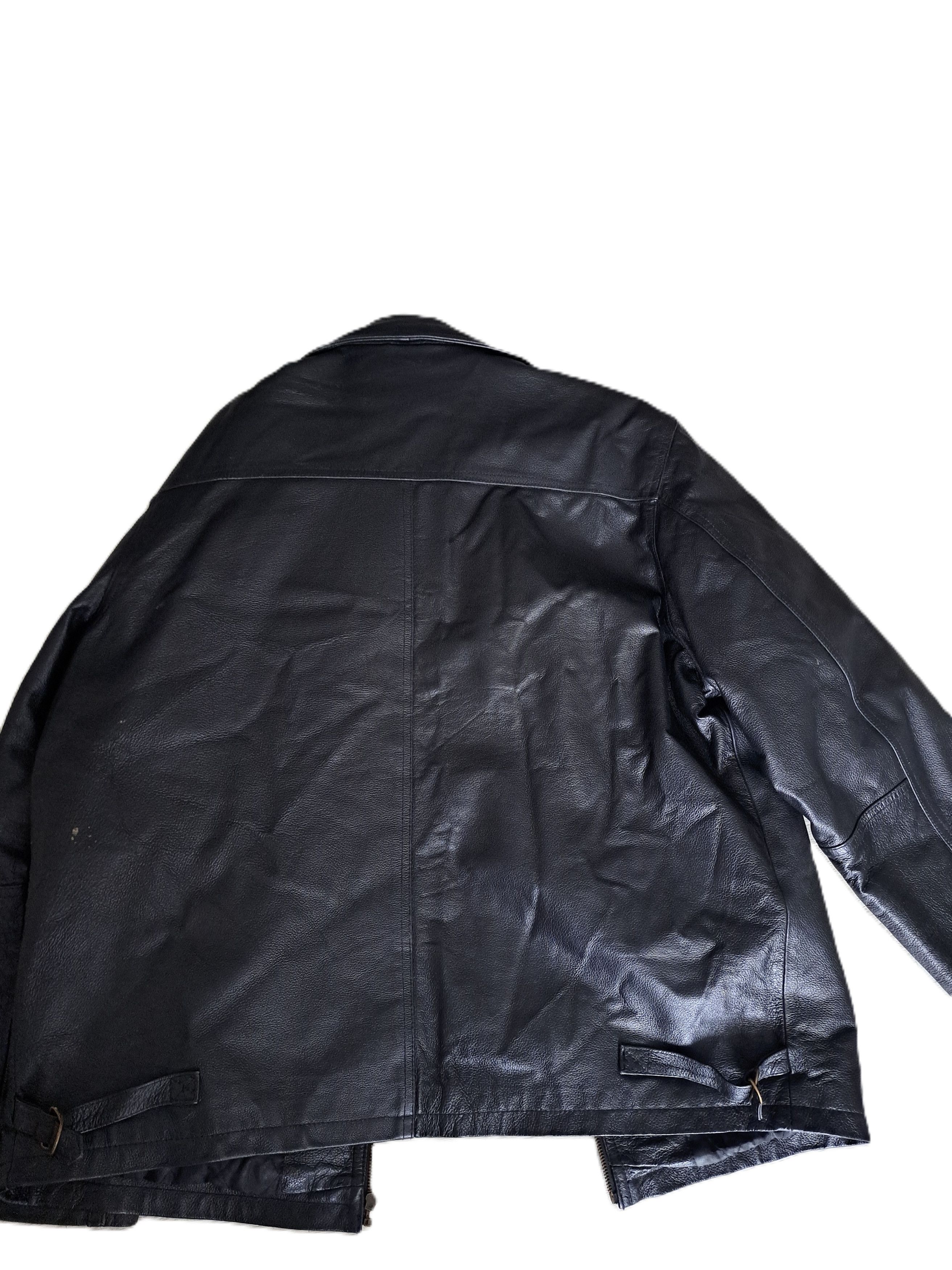 Other Leather jacket made out of heavy leather Size US XXL / EU 58 / 5 - 3 Thumbnail