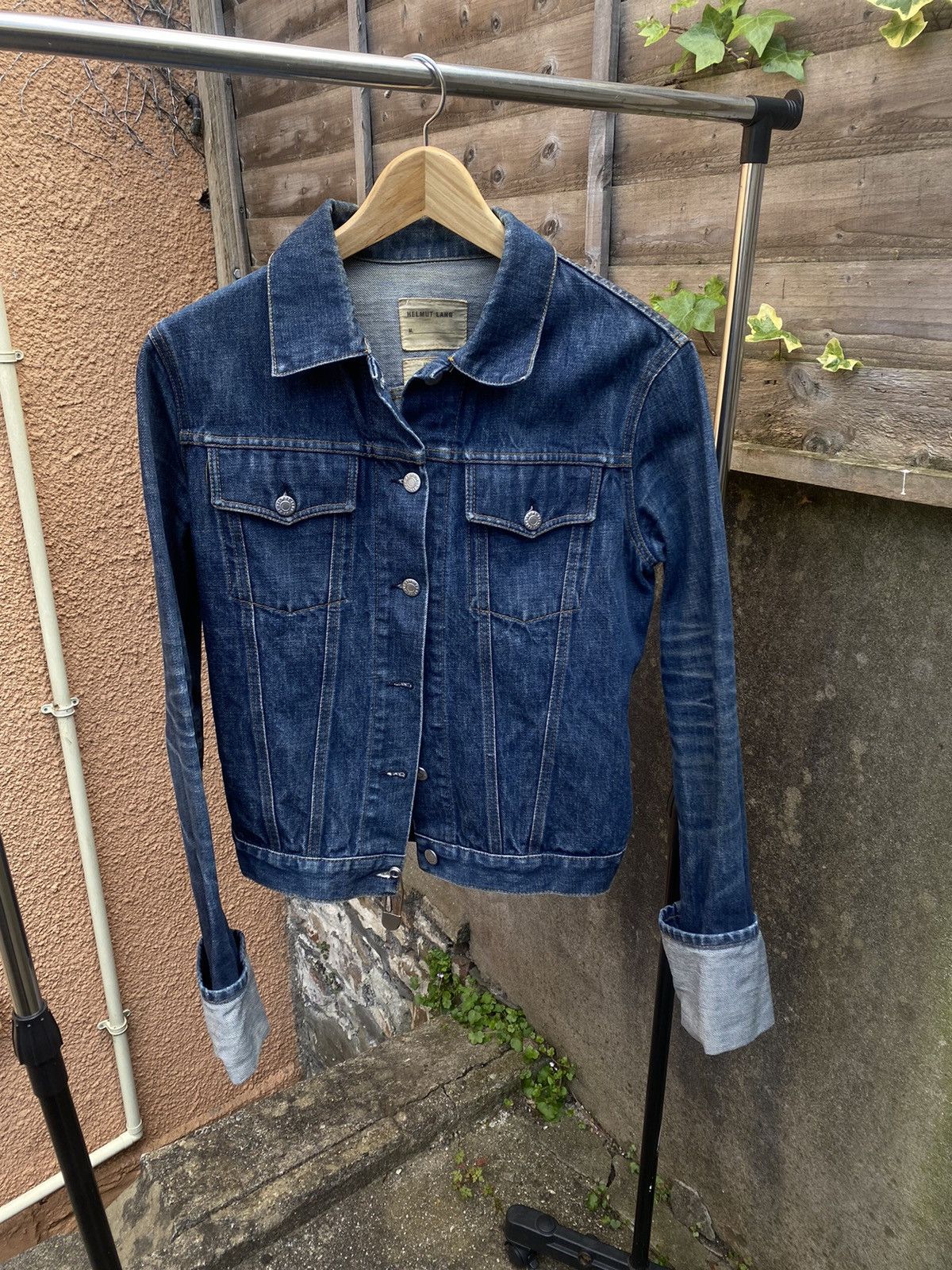 Helmut Lang Helmut Lang turn up denim jacket Size US S / EU 44-46 / 1 - 1 Thumbnail