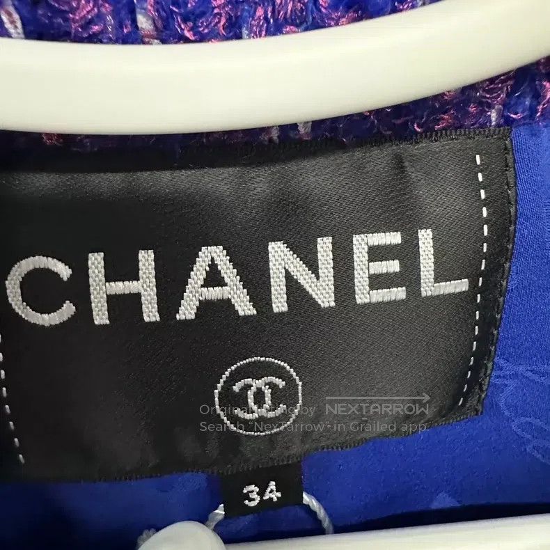 Chanel Chanel Twill soft tweed space series jacket Size XXS / US 00 / IT 34 - 3 Thumbnail