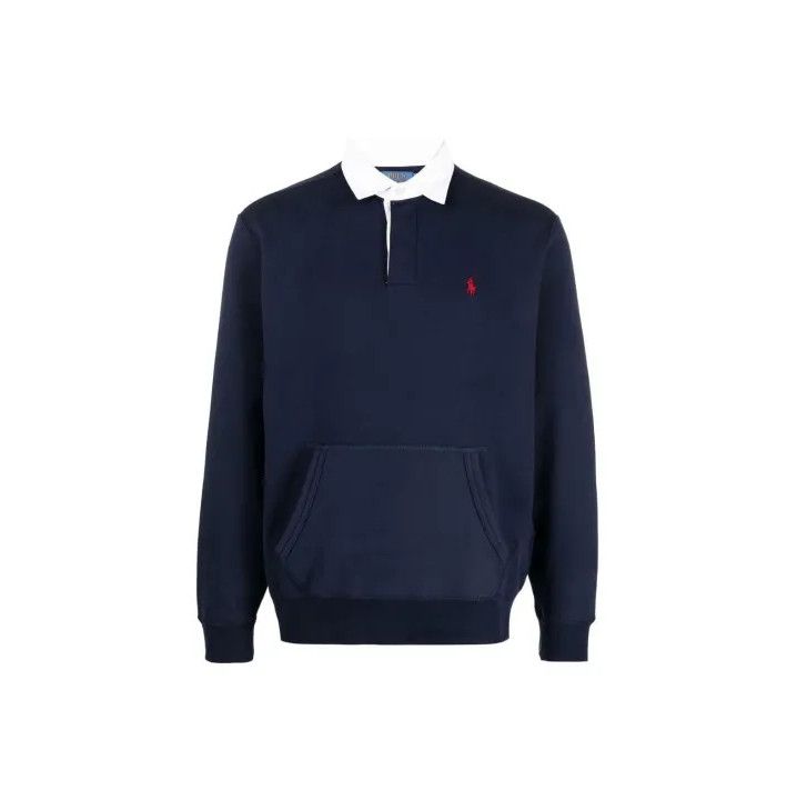 Polo Ralph Lauren Polo Ralph Lauren Colorblock Collar Logo Embroidered Long Sleeve Polo Size US XL / EU 56 / 4 - 1 Thumbnail