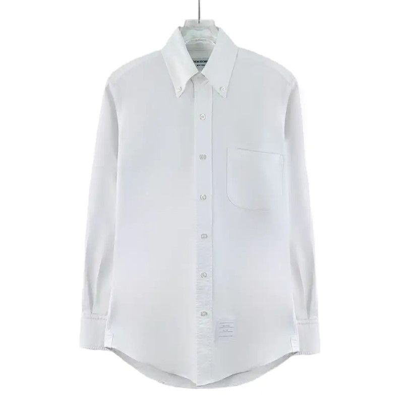 Thom Browne Thom Browne White Cotton Women's Shirt 0089 Size XS / US 0-2 / IT 36-38 - 1 Thumbnail