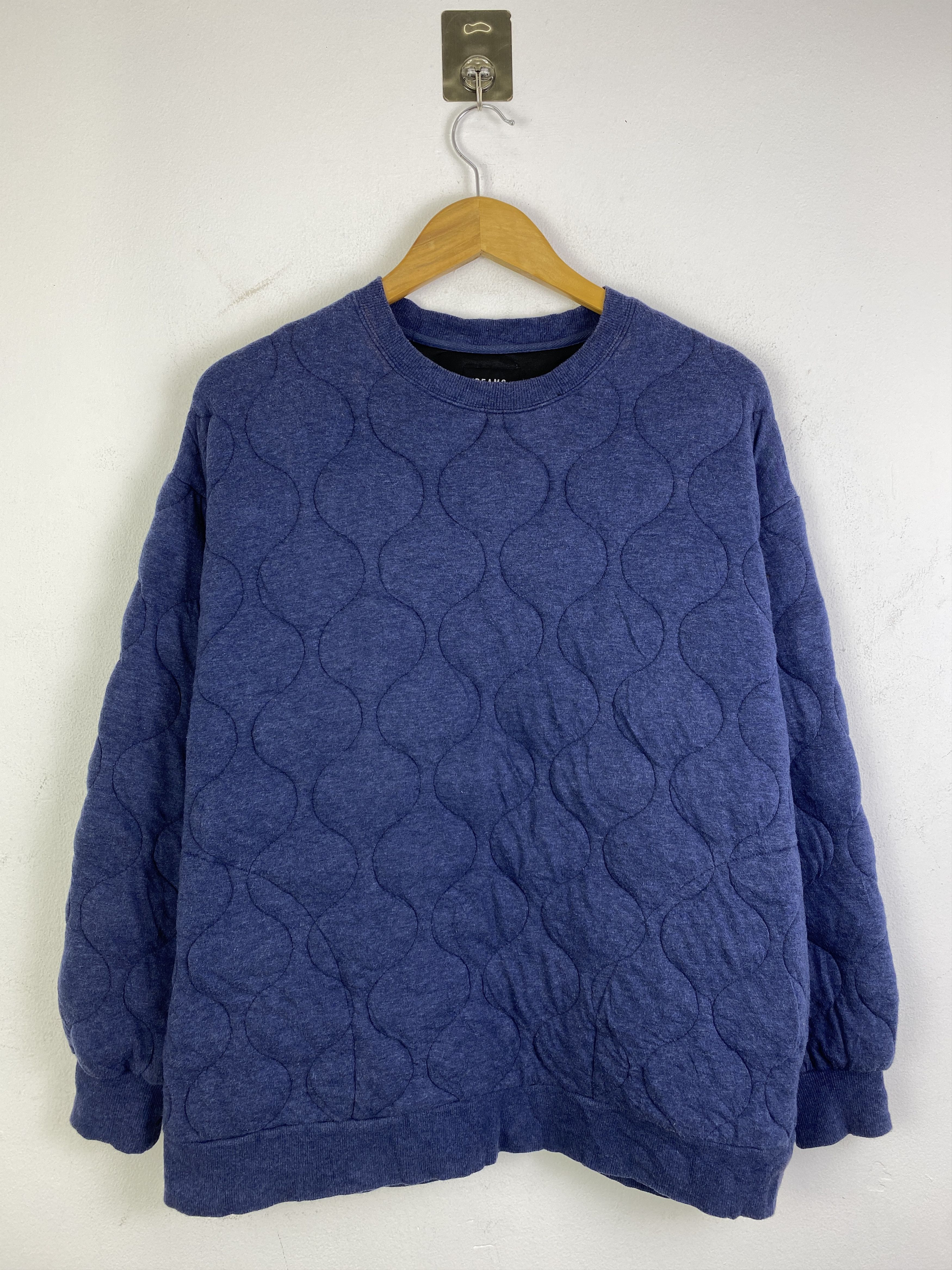 Beams Plus Vintage Beams Waffle Pullover Sweatshirt SH0305 Size US M / EU 48-50 / 2 - 3 Thumbnail
