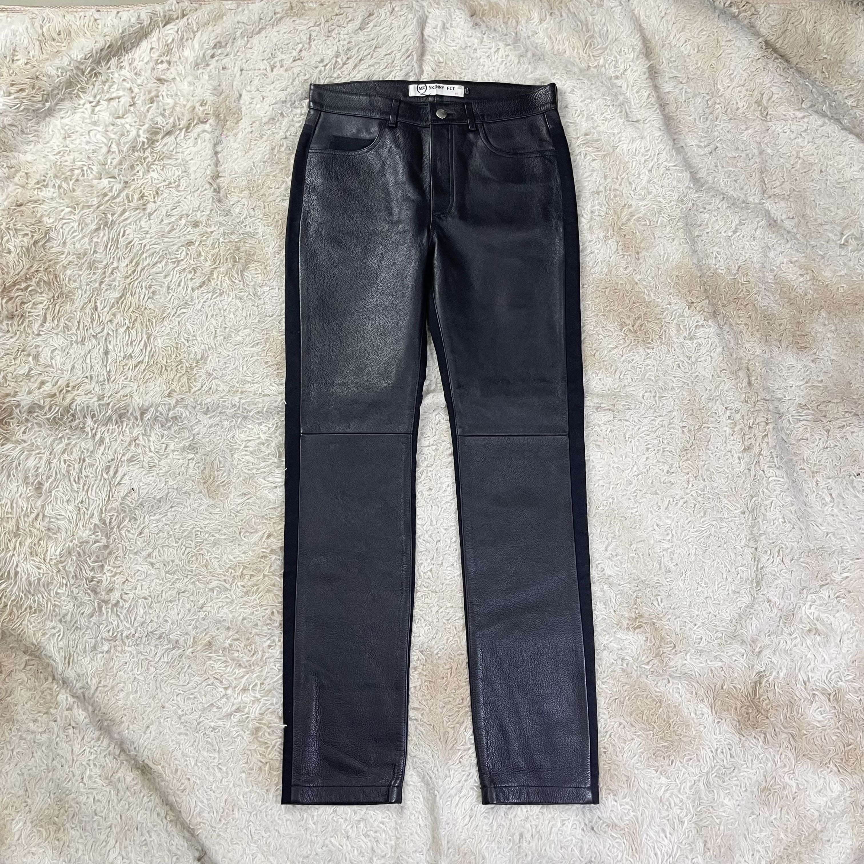 Alexander McQueen Alexander Mcqueen Leather Pants Size US 30 / EU 46 - 1 Thumbnail