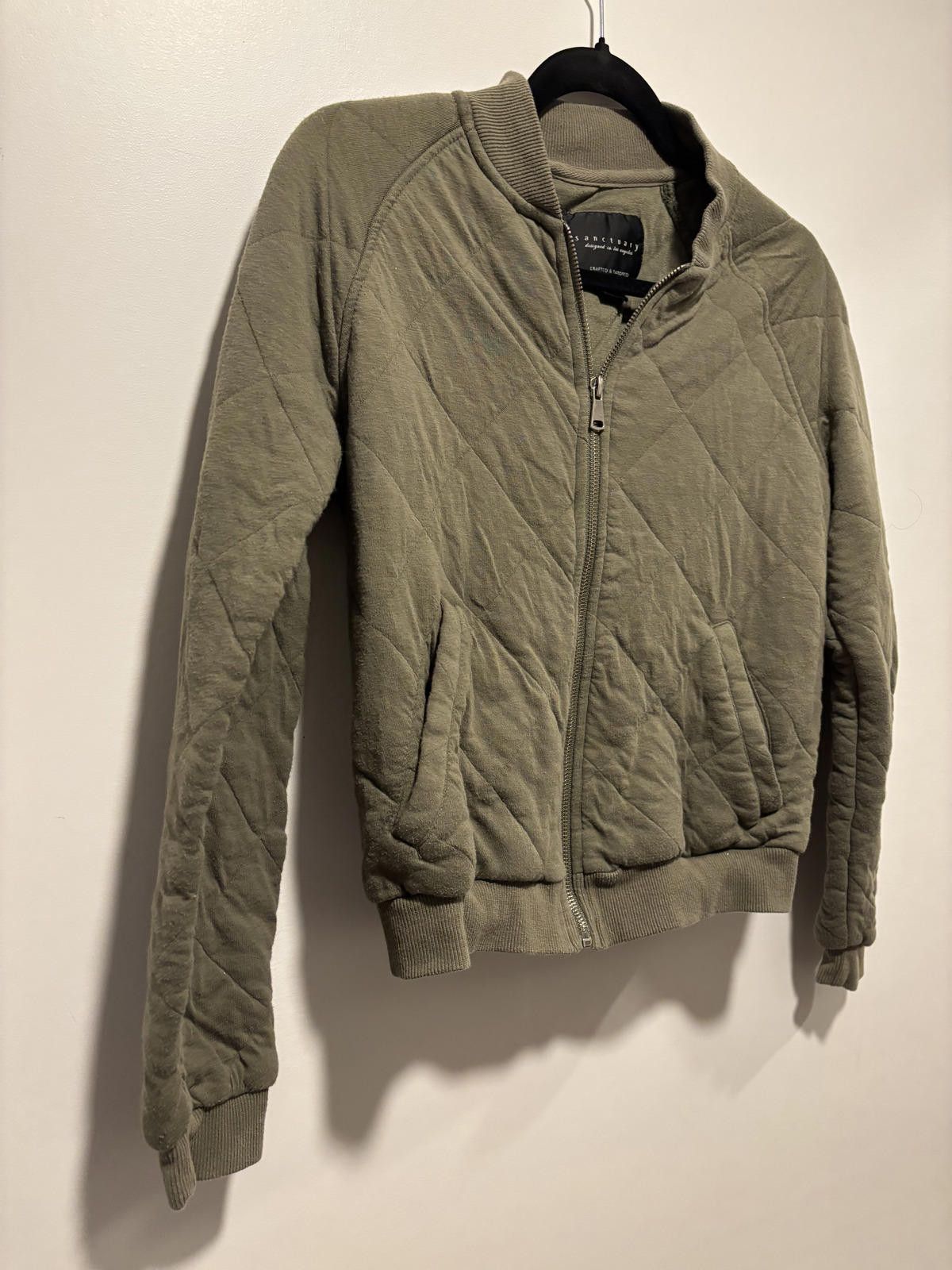 Sanctuary Sanctuary Women's Quilted Bomber Jacket XS Size XS / US 0-2 / IT 36-38 - 2 Thumbnail