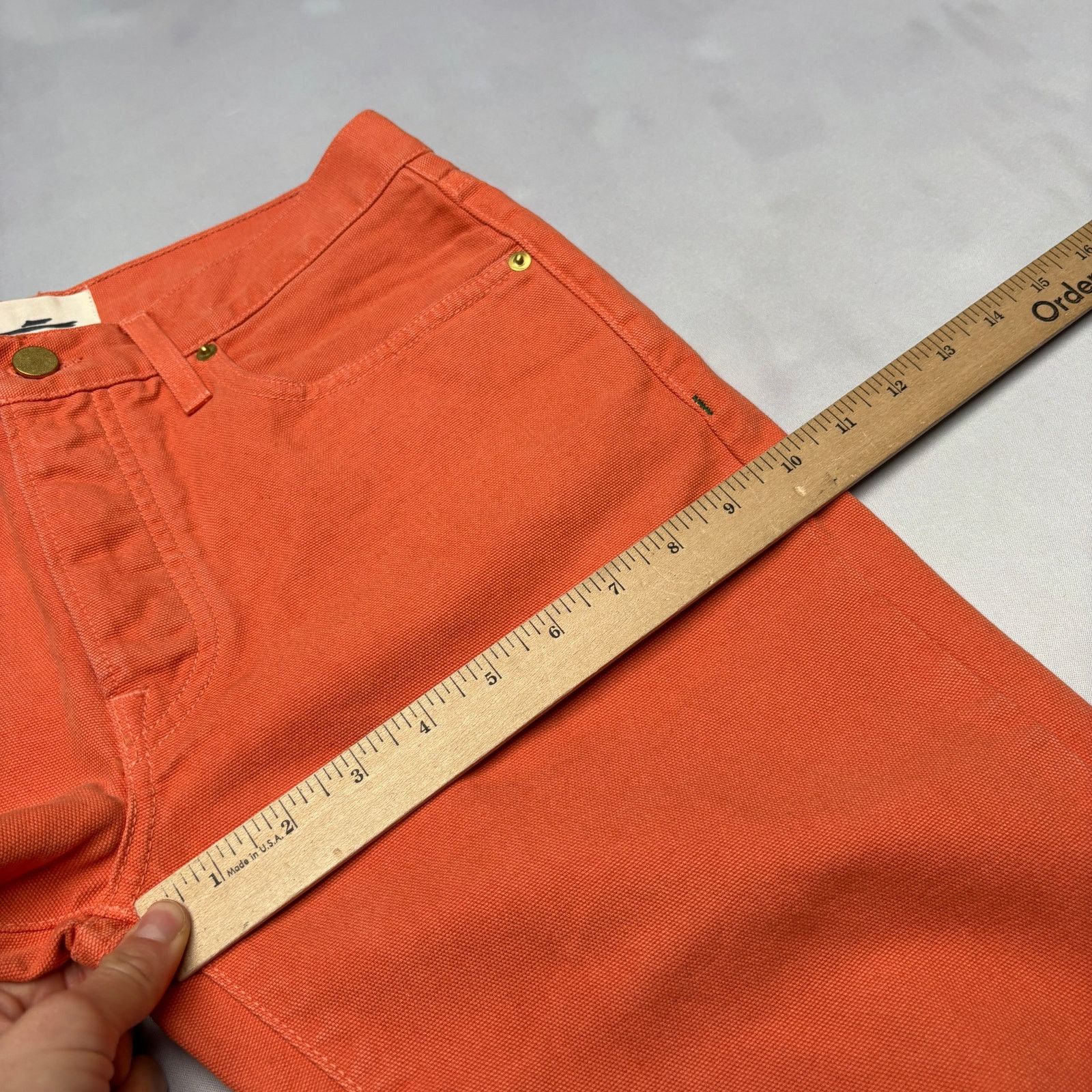 Sid Mashburn $185 Sid Mashburn Slim Straight Jeans 31x32 Canvas 5 Pocket Size US 31 - 5 Thumbnail