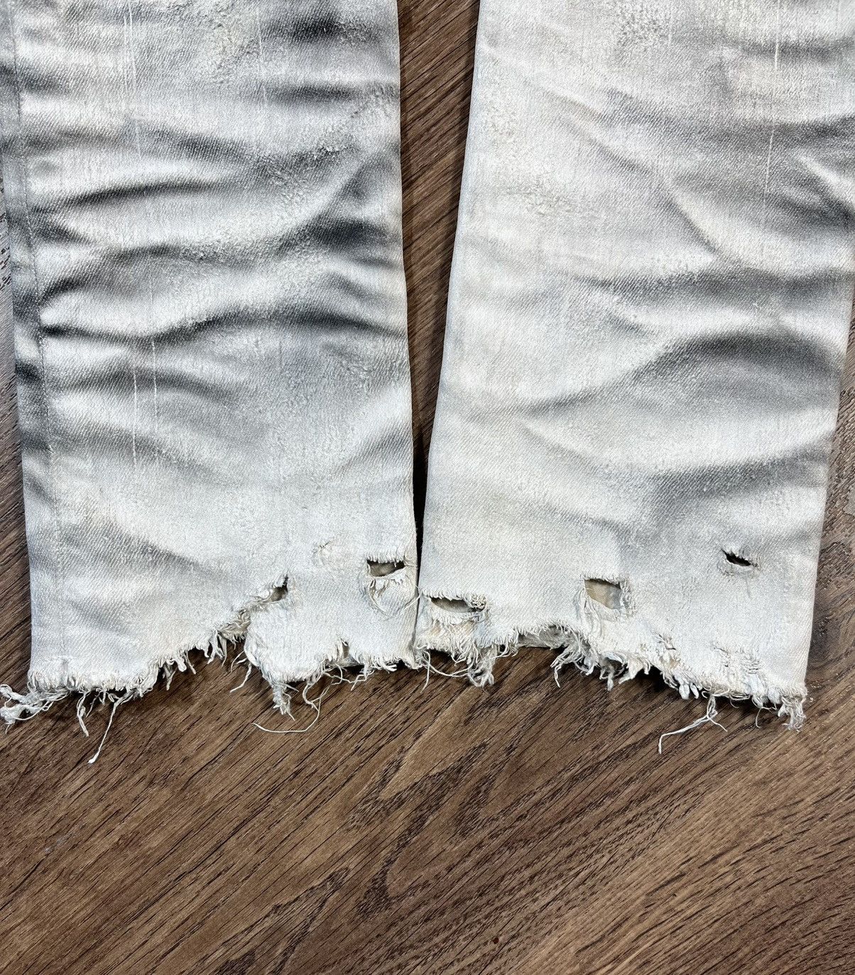 Fagassent Toshiki Aoki 💎FAGASSENT DISTRESSED PANTS Size 27" / US 4 / IT 40 - 10 Thumbnail