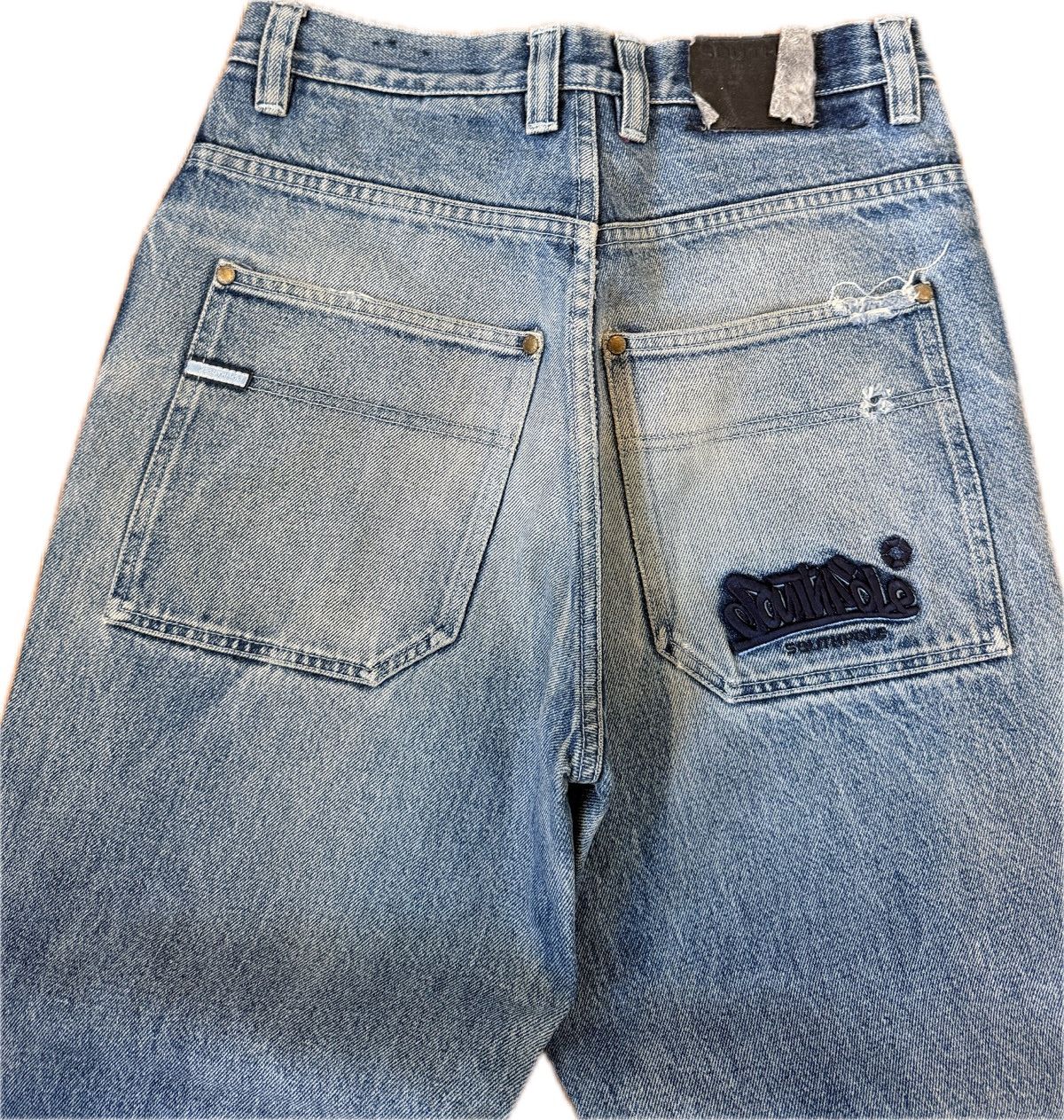 Southpole Vintage Baggy Southpole Spelled Out Jeans Size US 28 / EU 44 - 2 Thumbnail
