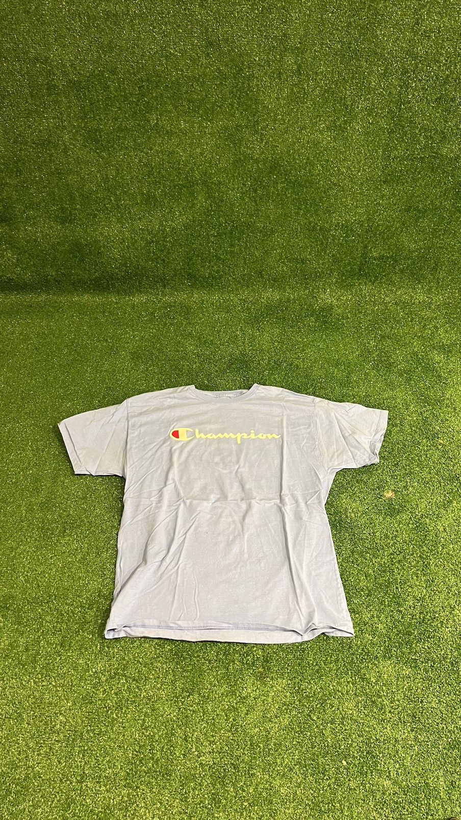 Champion Champion Light Blue Basic Logo T-Shirt Size US L / EU 52-54 / 3 - 1 Thumbnail