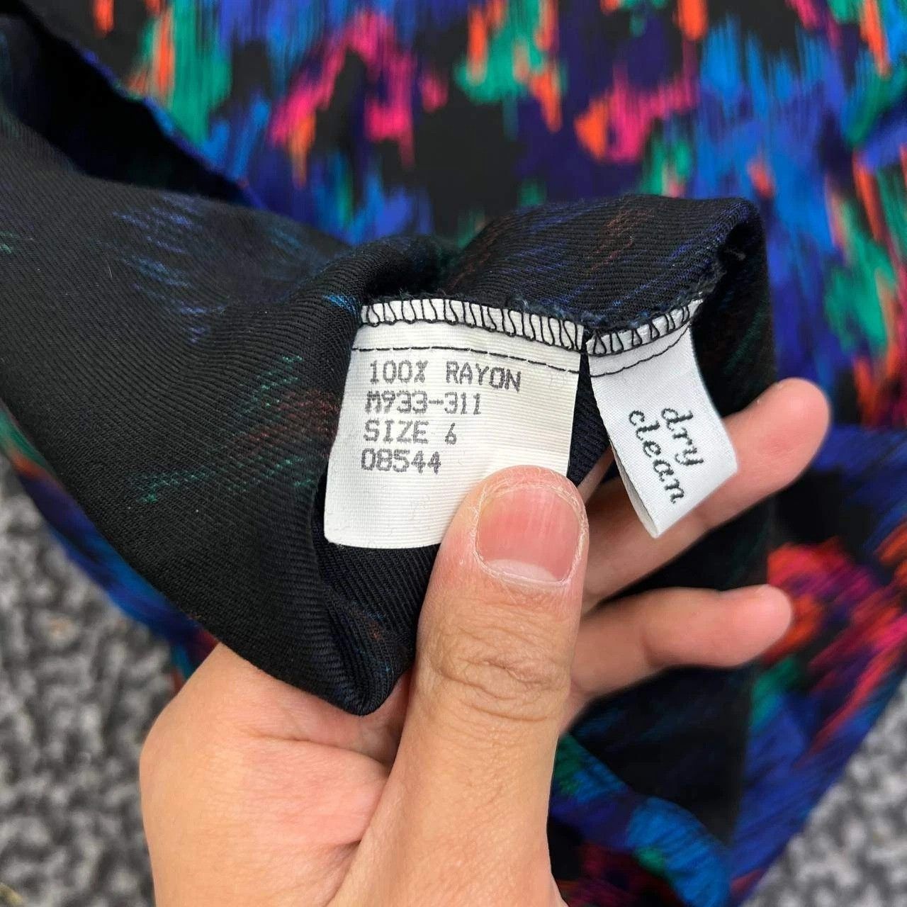 Pendleton Vintage Miss Sophisticates Blouse Women 6 Abstract Size M / US 6-8 / IT 42-44 - 7 Thumbnail