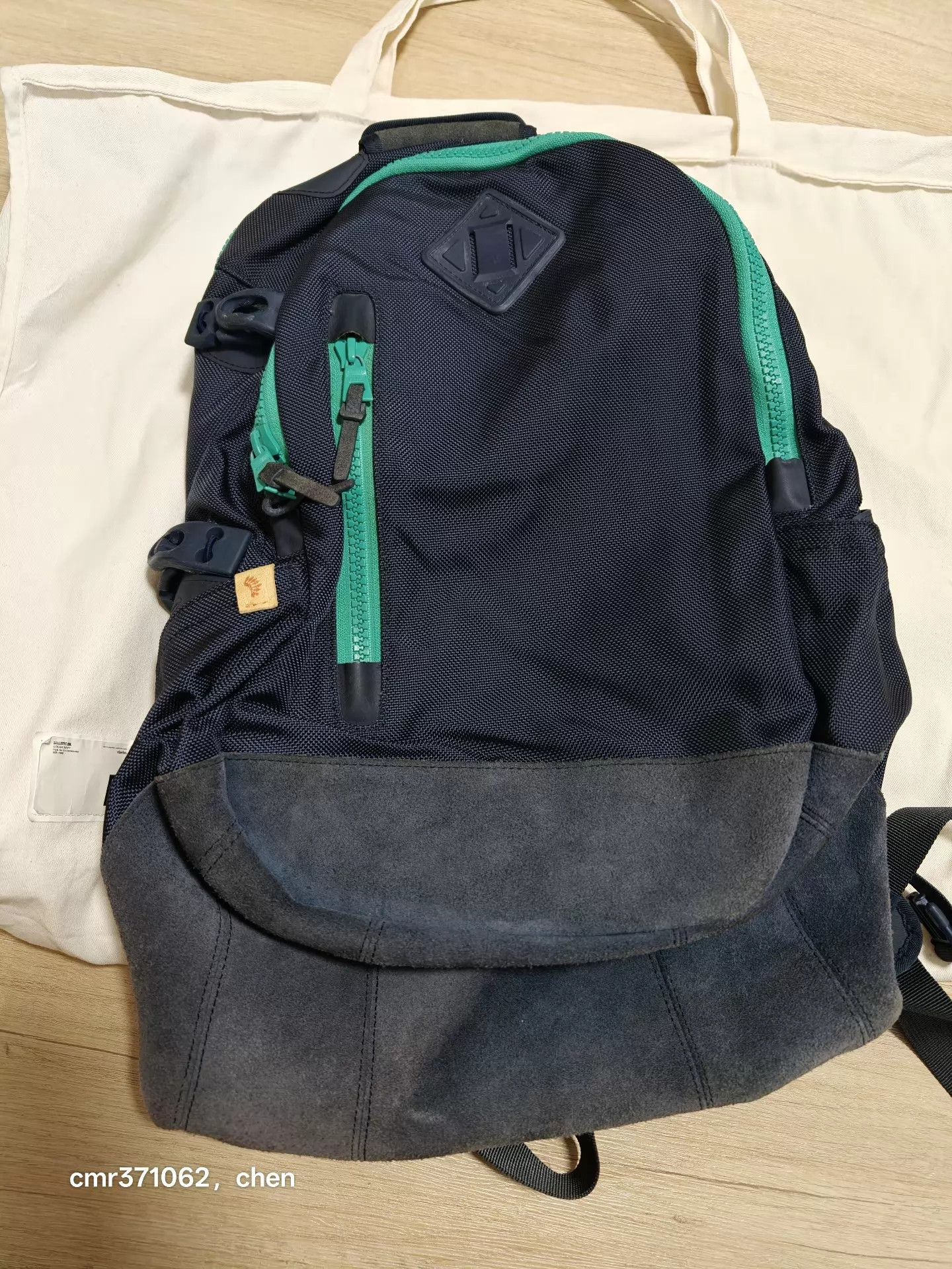 Visvim visvim 15aw ballistic 20l backpack navy 9/10 suede sole Size ONE SIZE - 1 Thumbnail