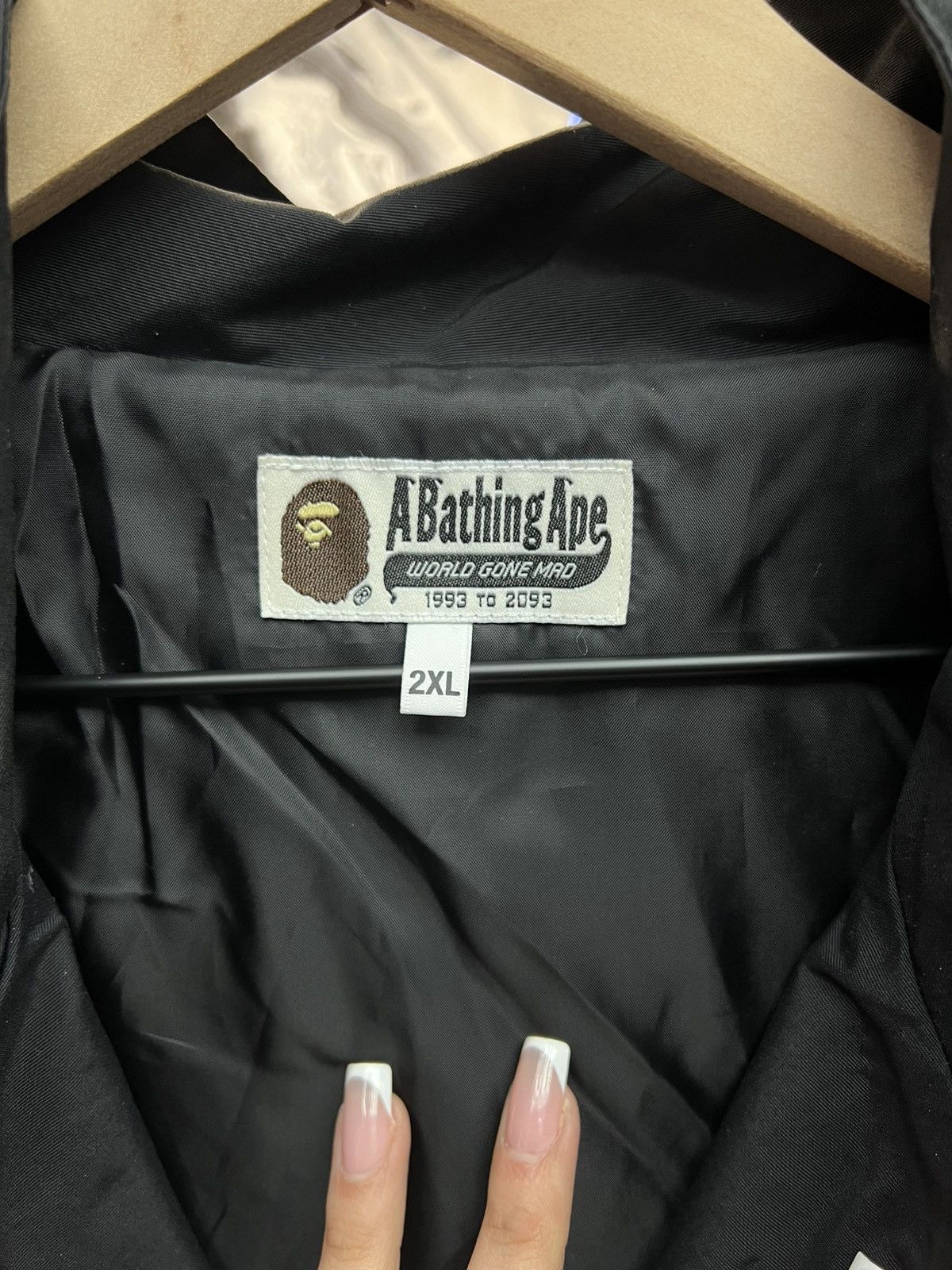 Bape Bape Black Jacket Size US XXL / EU 58 / 5 - 7 Thumbnail