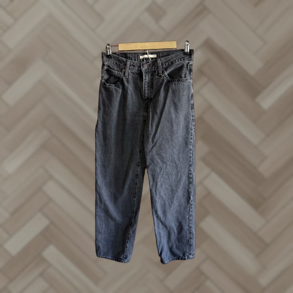 Levi's Levis Womens Black 94 Baggy Denim Jeans Size 27 Adult Womens Regular Straight 27 Jeans Black (Denim)oys? Size 28" / US 6 / IT 42 - 1 Thumbnail