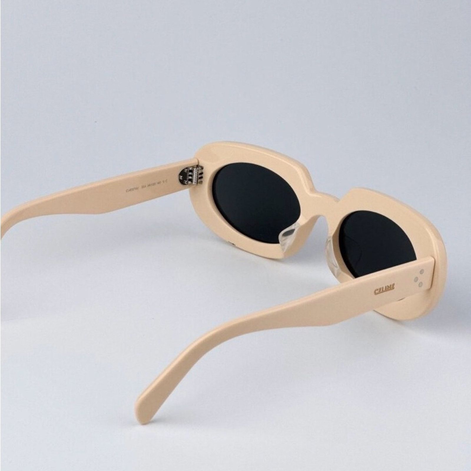 Celine New! Celine Beige Oval Sunglasses CL40276U 25A, Authentic Size ONE SIZE - 5 Thumbnail