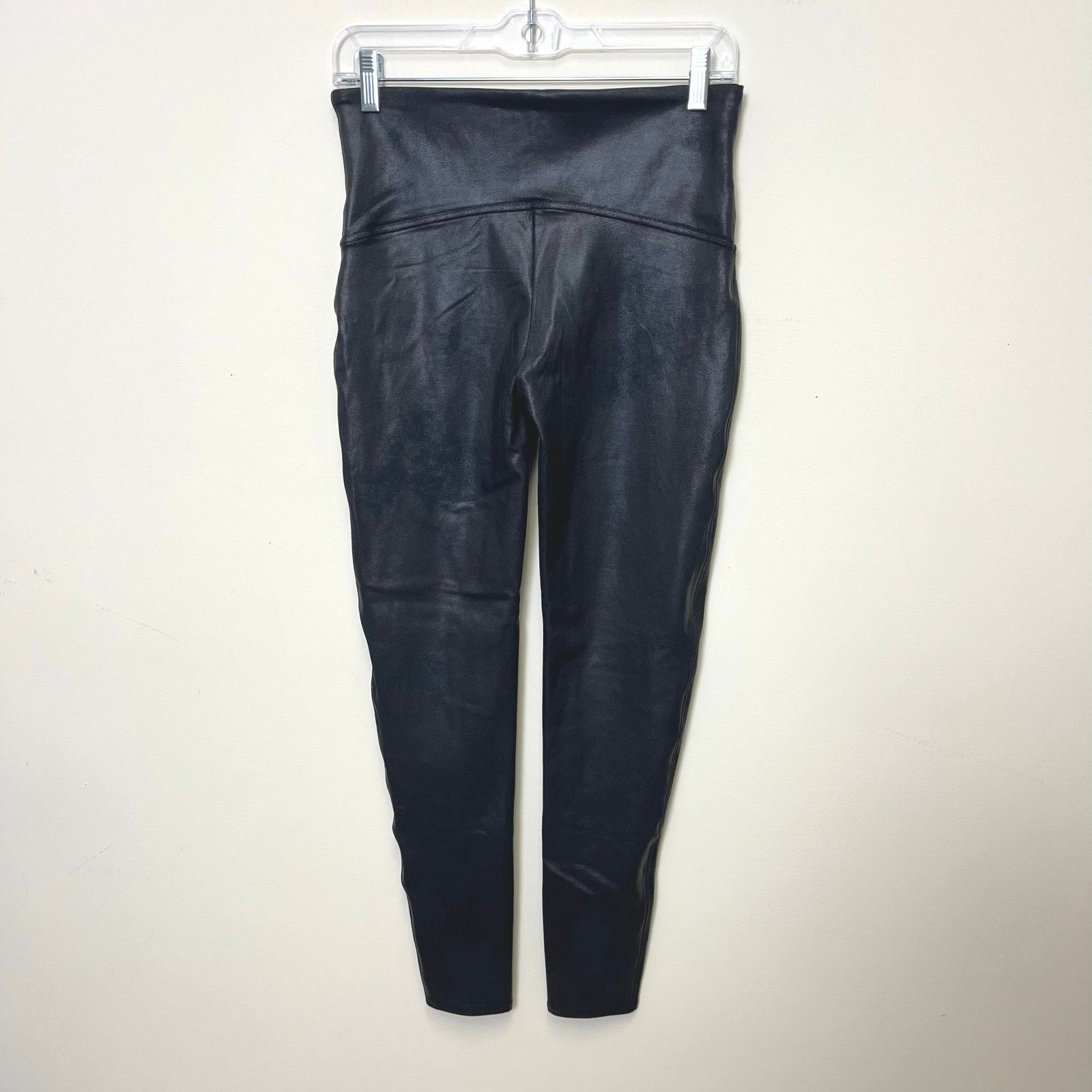 Spanx SPANX Shape Faux Leather Leggings NEW XL Size 38" / US 16 / IT 52 - 2 Thumbnail
