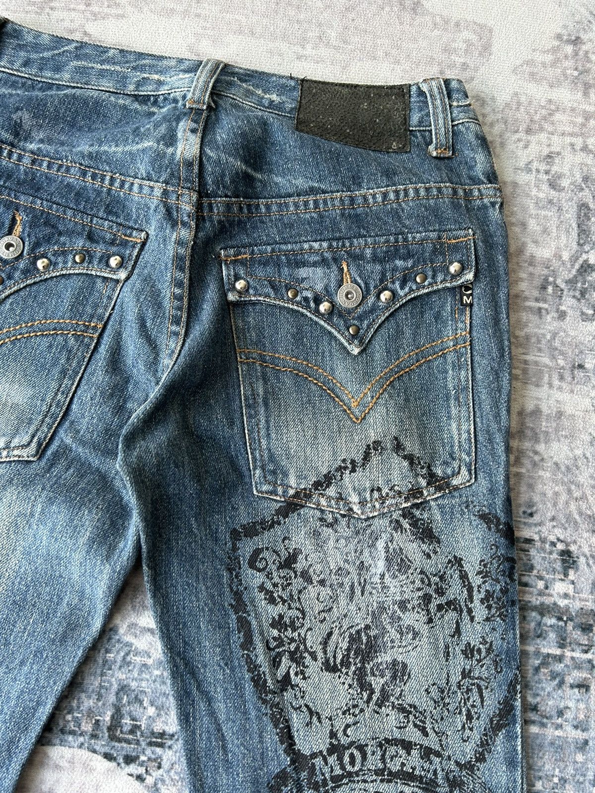 If Six Was Nine Morgan Homme Flared Jeans Size US 28 / EU 44 - 12 Thumbnail